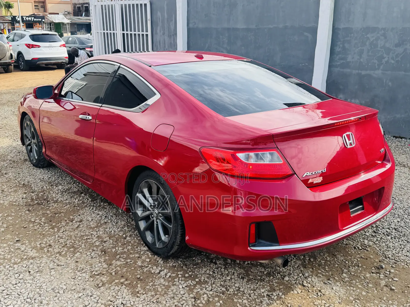 Honda Accord EX-L V-6 2dr Coupe w/Navigation (3.5L 6cyl 6A) 2014 Red