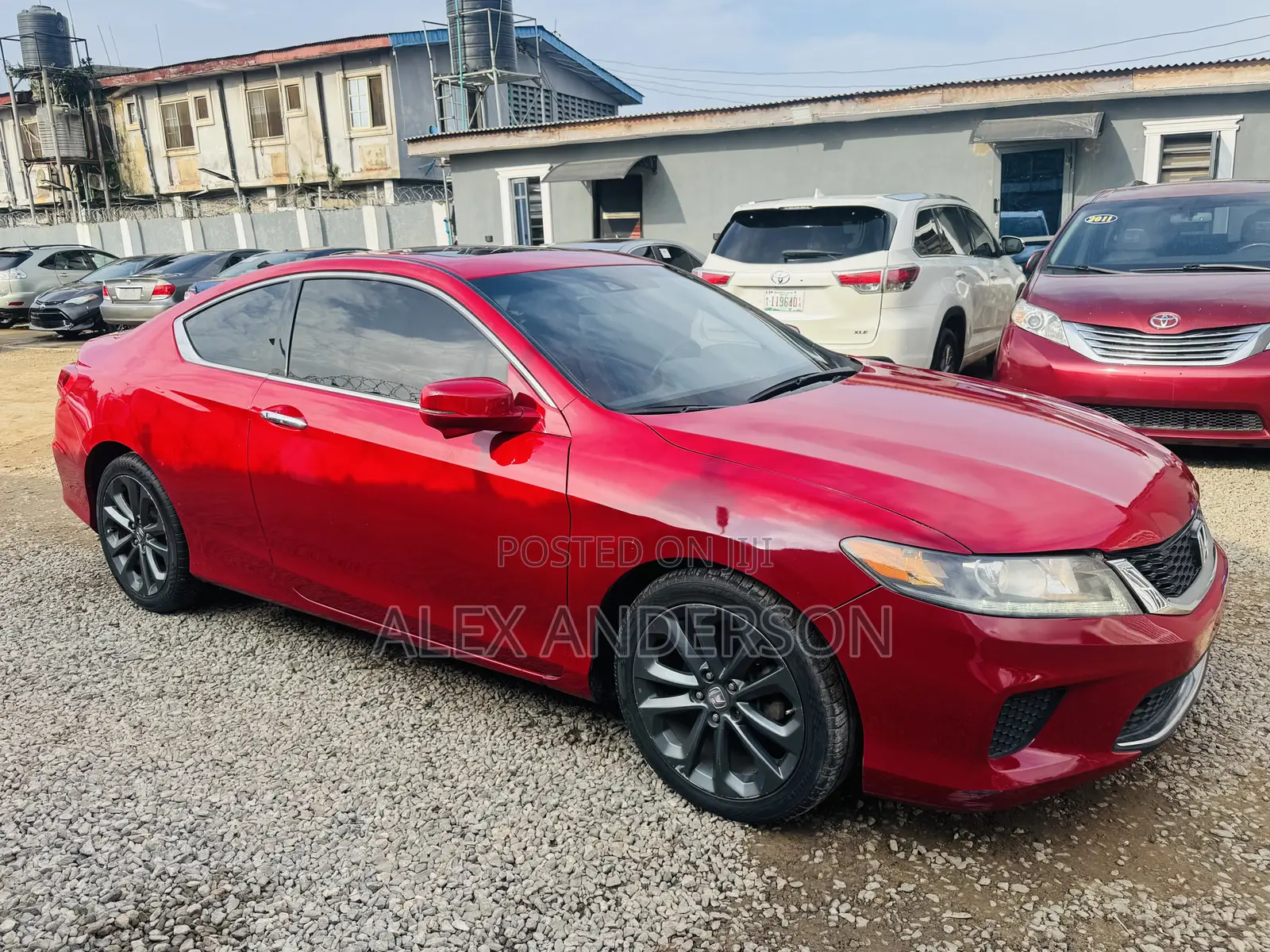Honda Accord EX-L V-6 2dr Coupe w/Navigation (3.5L 6cyl 6A) 2014 Red