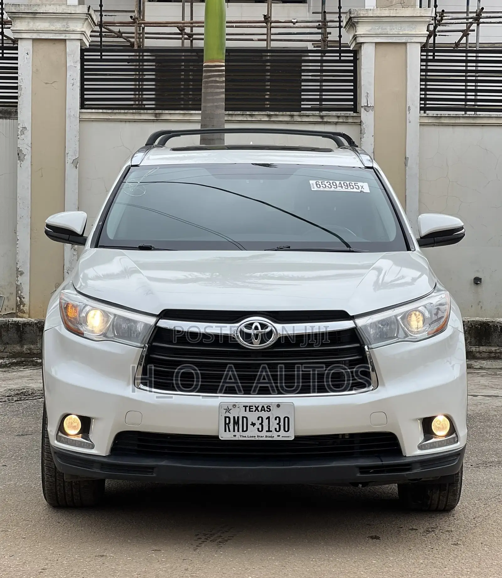 Toyota Highlander XLE V6 4x4 (3.5L 6cyl 6A) 2016 White