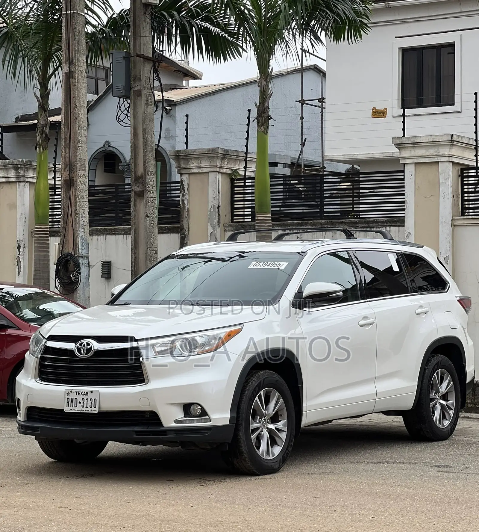 Toyota Highlander XLE V6 4x4 (3.5L 6cyl 6A) 2016 White