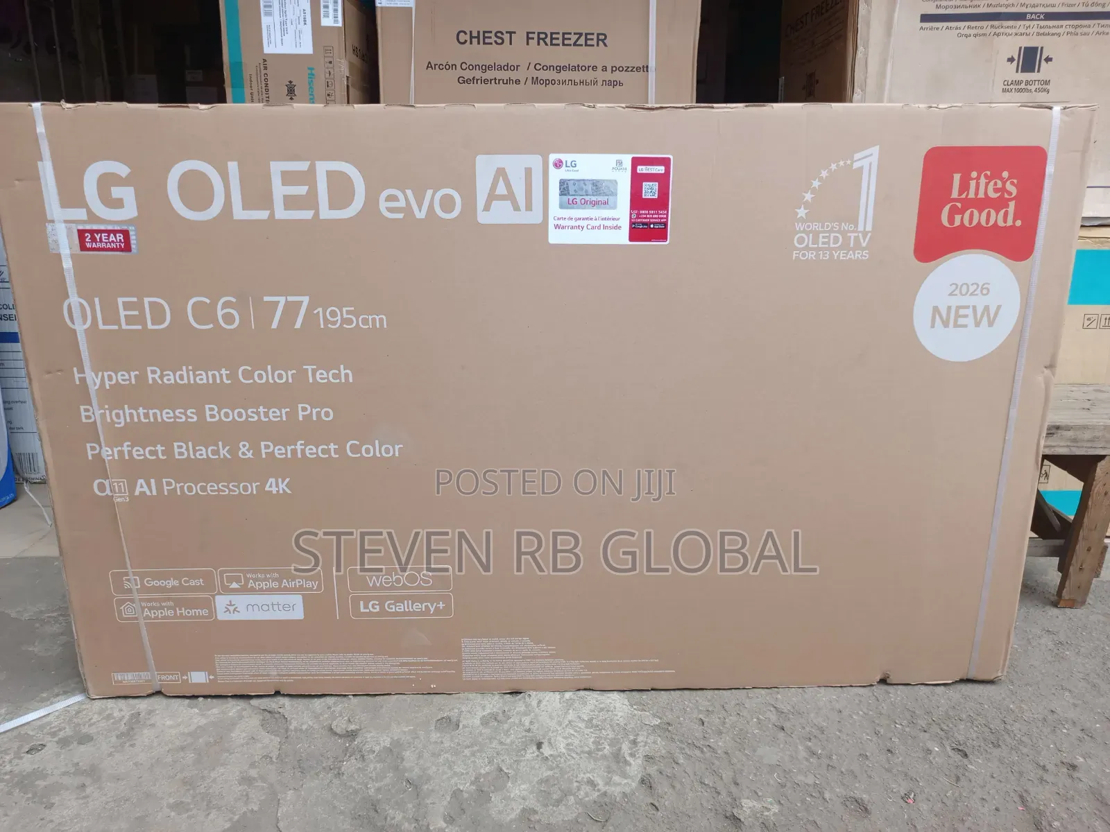 LG 77” Oled Evo Ai C6 Smart TV | Tv77c66la 2026