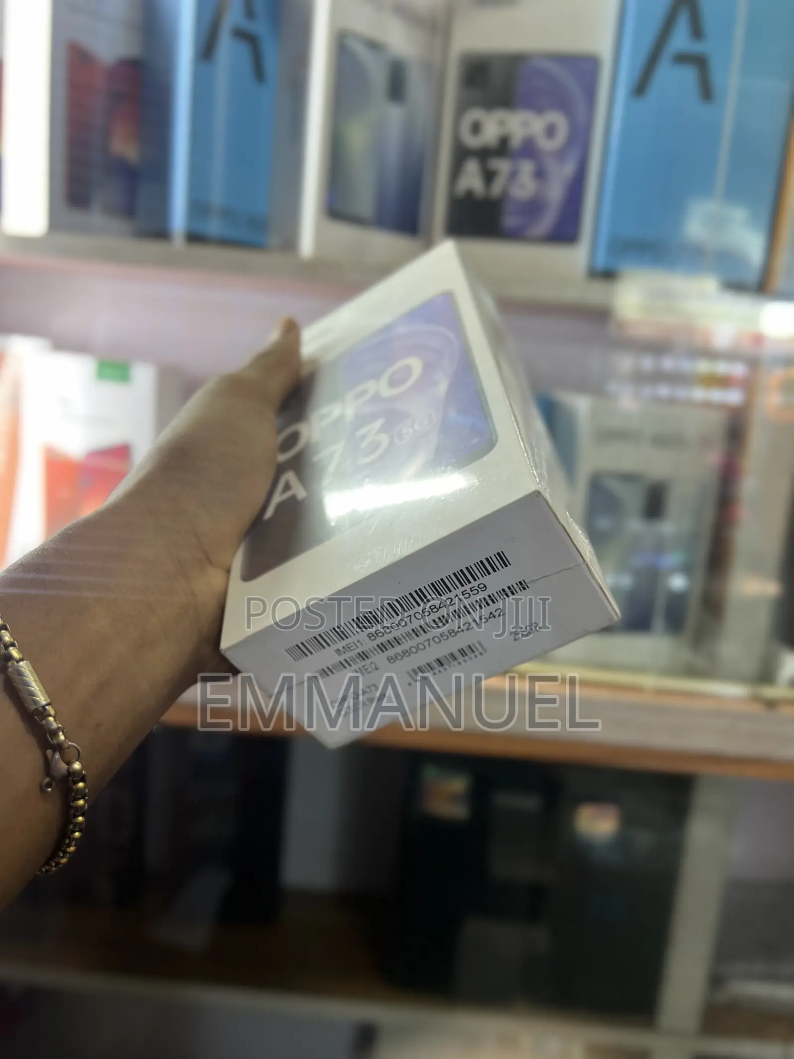 New Oppo A73 5G 256 GB Black