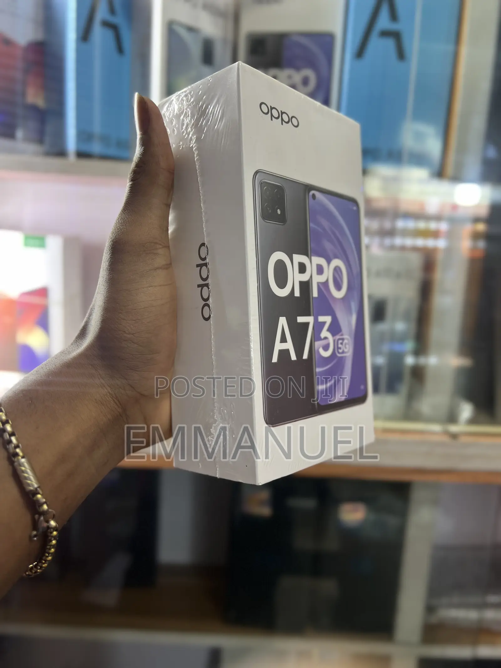 New Oppo A73 5G 256 GB Black