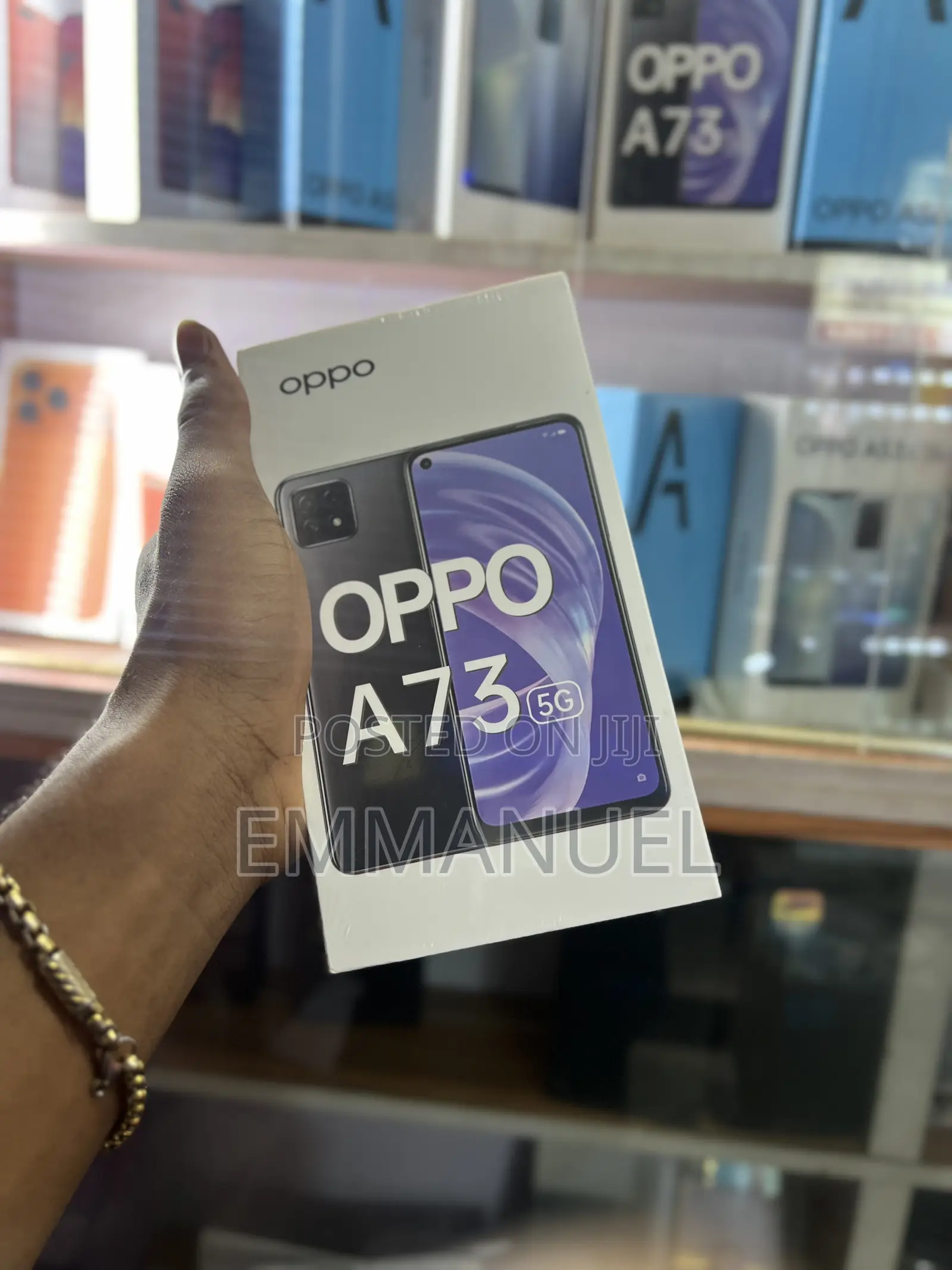 New Oppo A73 5G 256 GB Black