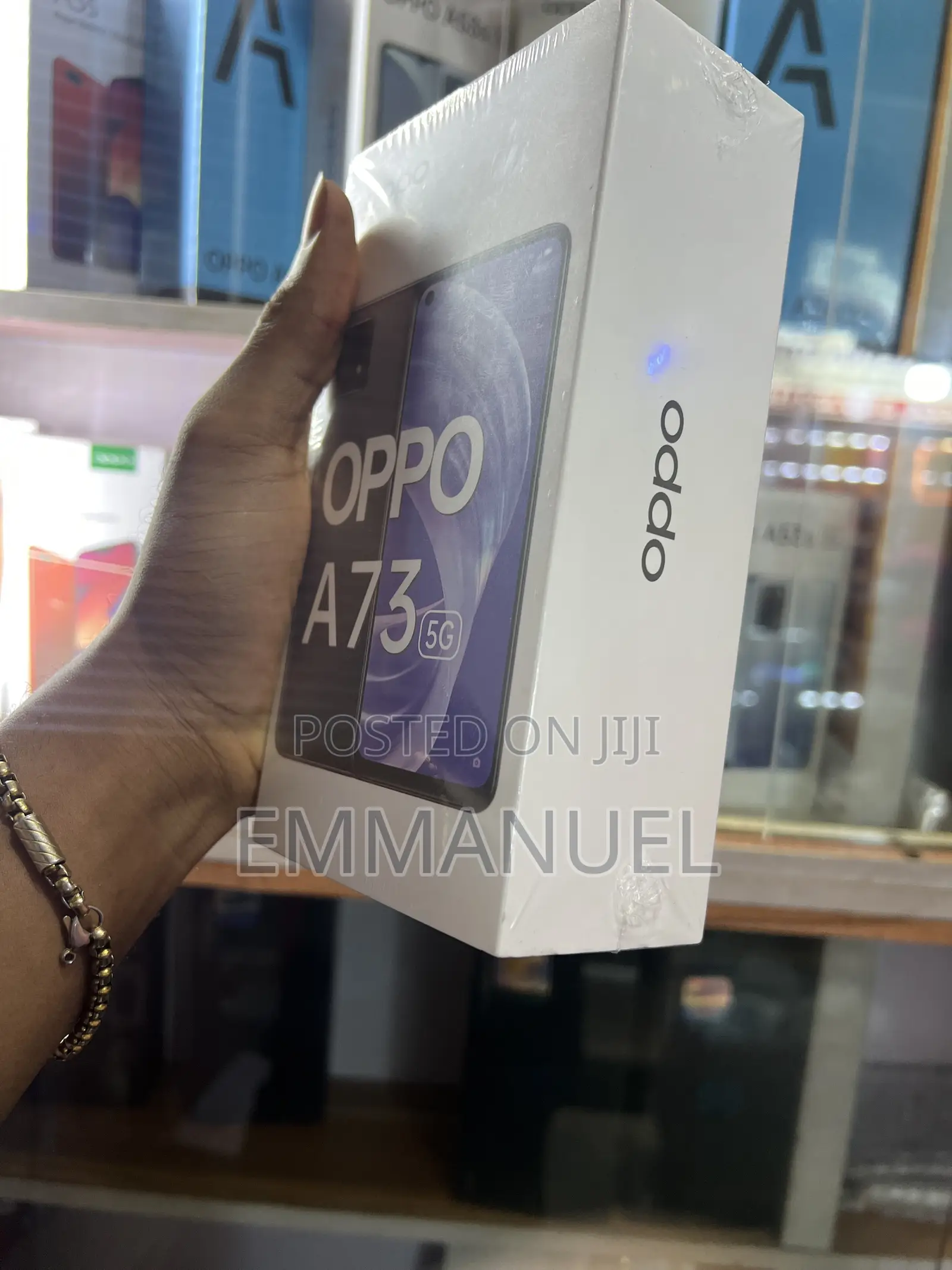New Oppo A73 5G 256 GB Black