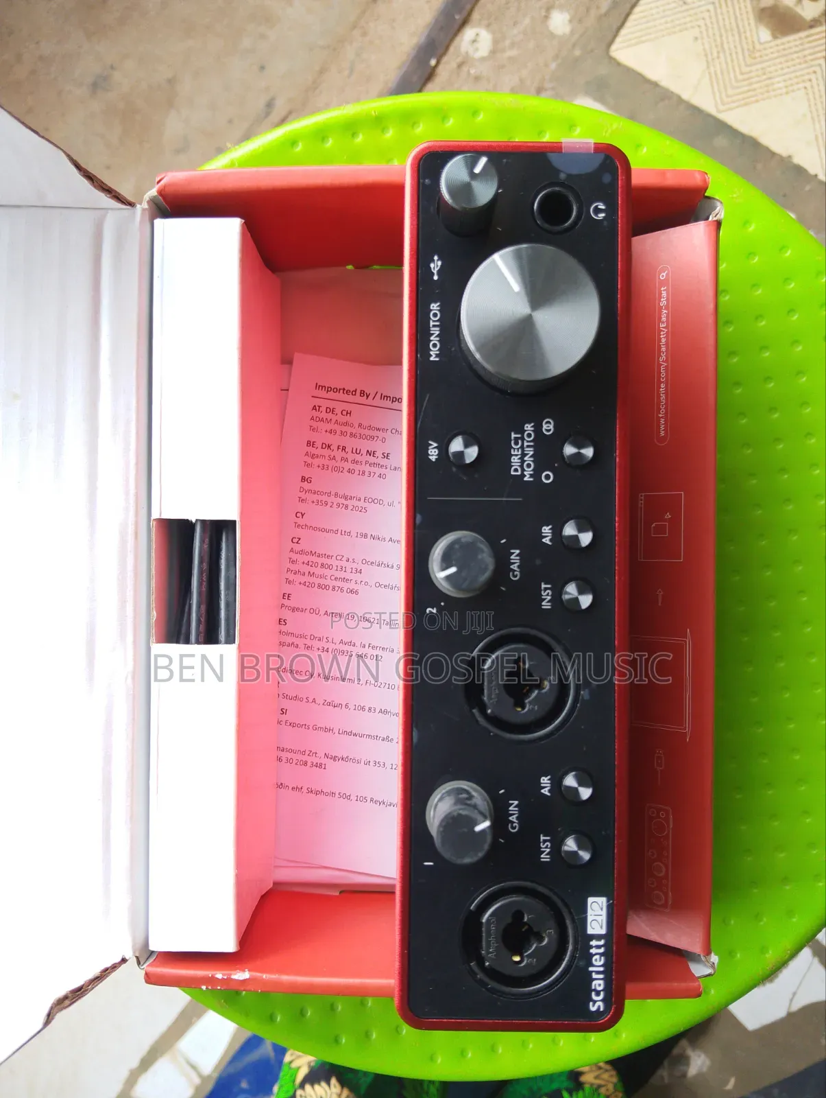 Scarlett 2i2 Sound Card 3rd Generation (Brand New)