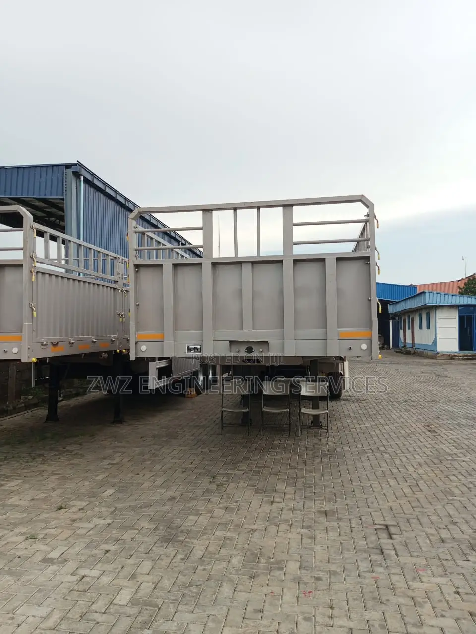 2026 Trailer Back With Triple Axles