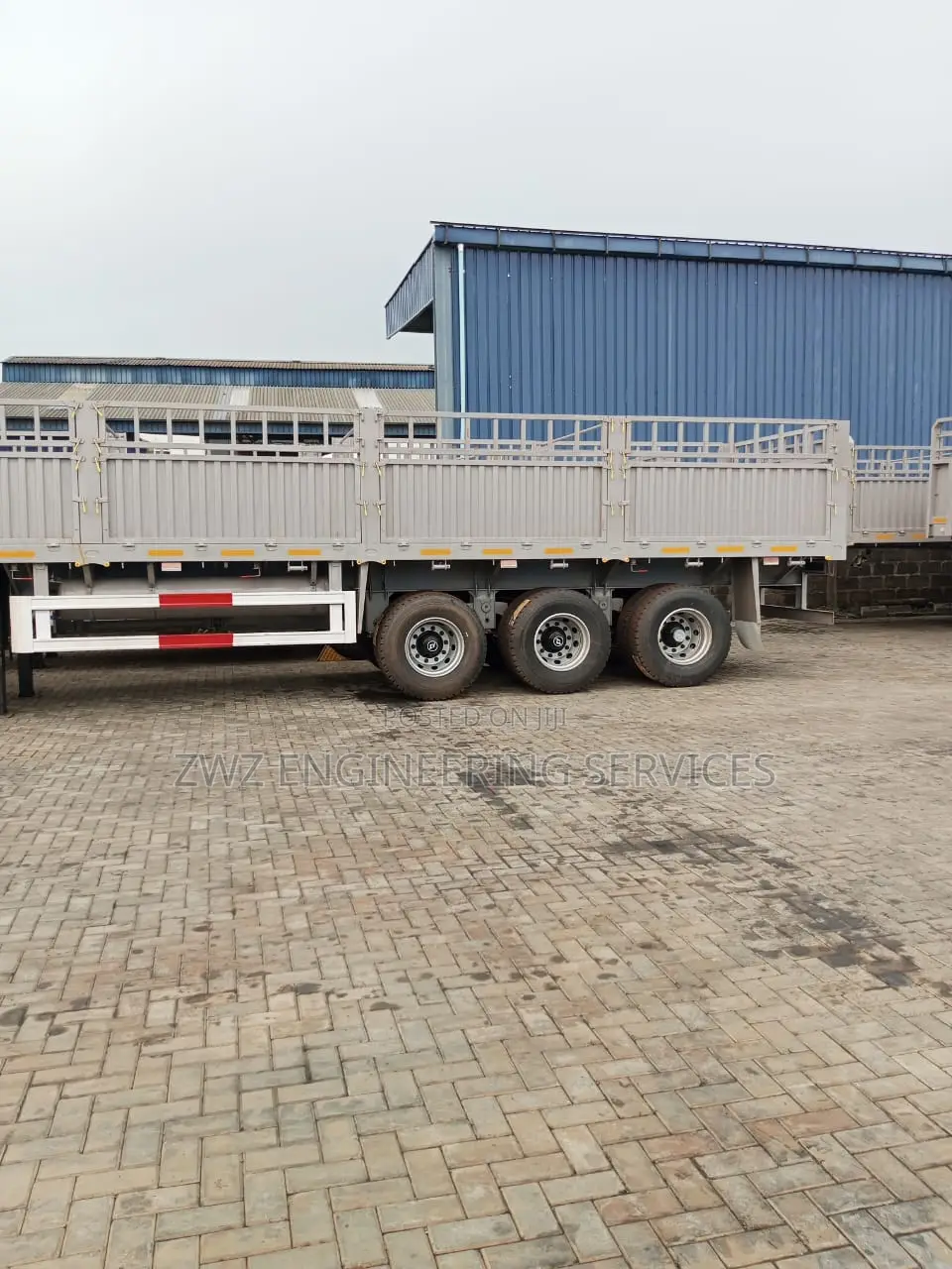 2026 Trailer Back With Triple Axles