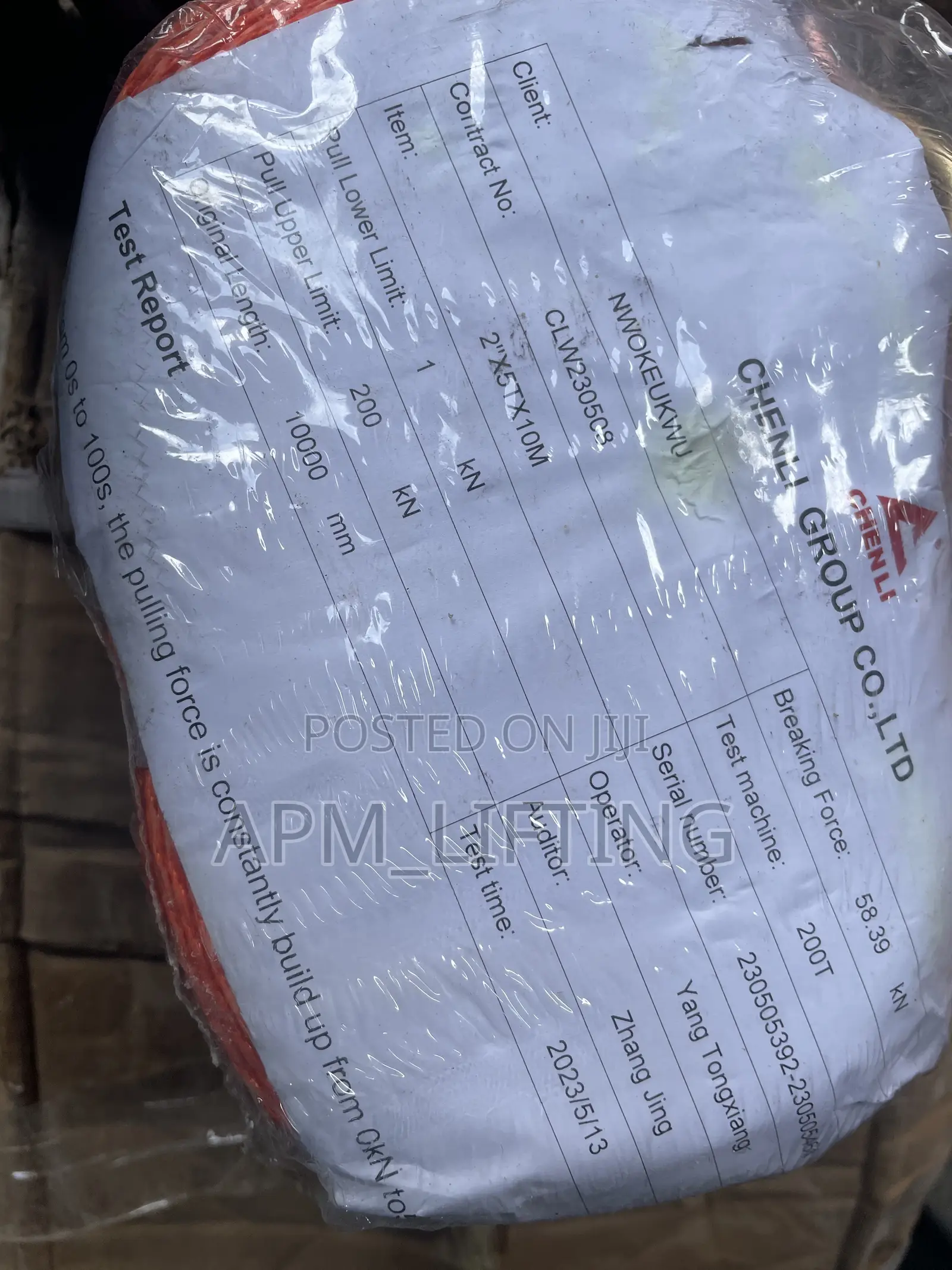 2” Inches X 5Ton X 10meters Cargo Lashing/Binding Belt Straps