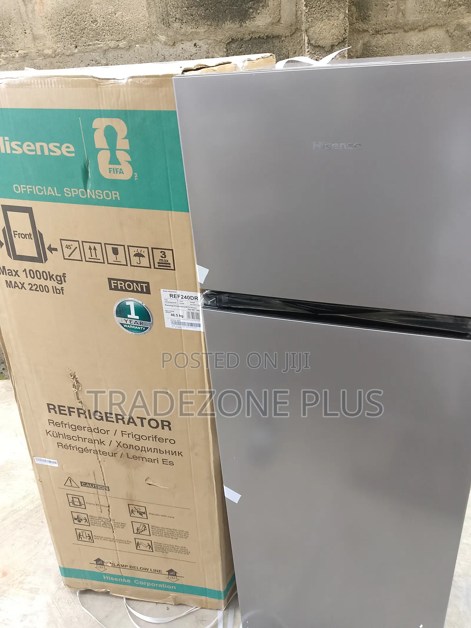 240L Hisense Refrigerator – Sleek Home Appliance
