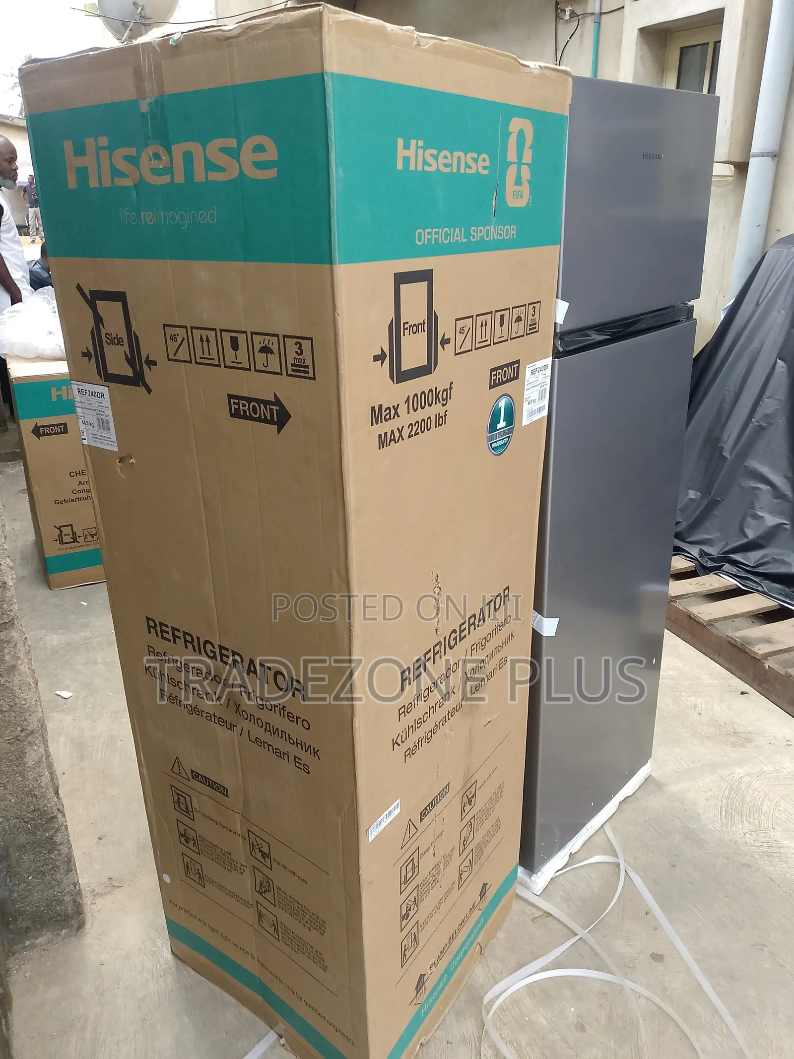 240L Hisense Refrigerator – Sleek Home Appliance