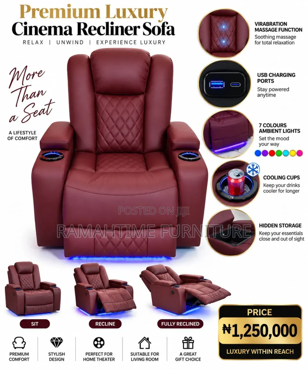 Premium Luxury Home Cinema Sofa