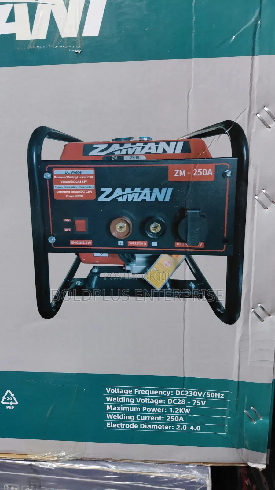 250 Amps Welding Generator