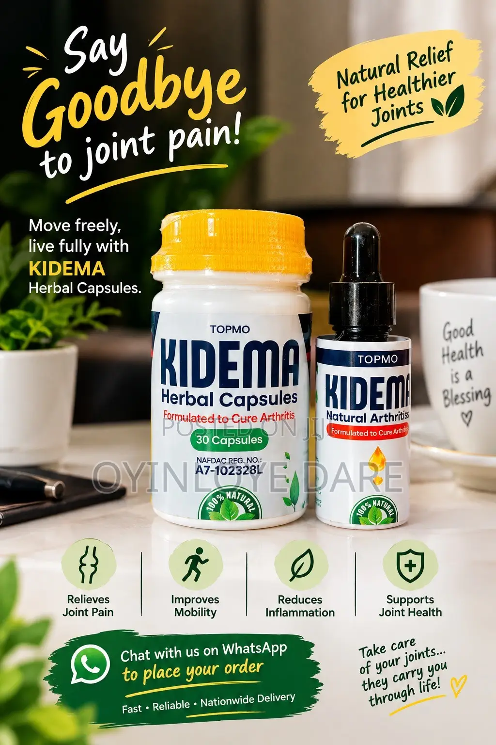 Kidema Herbal Capsules and Oil