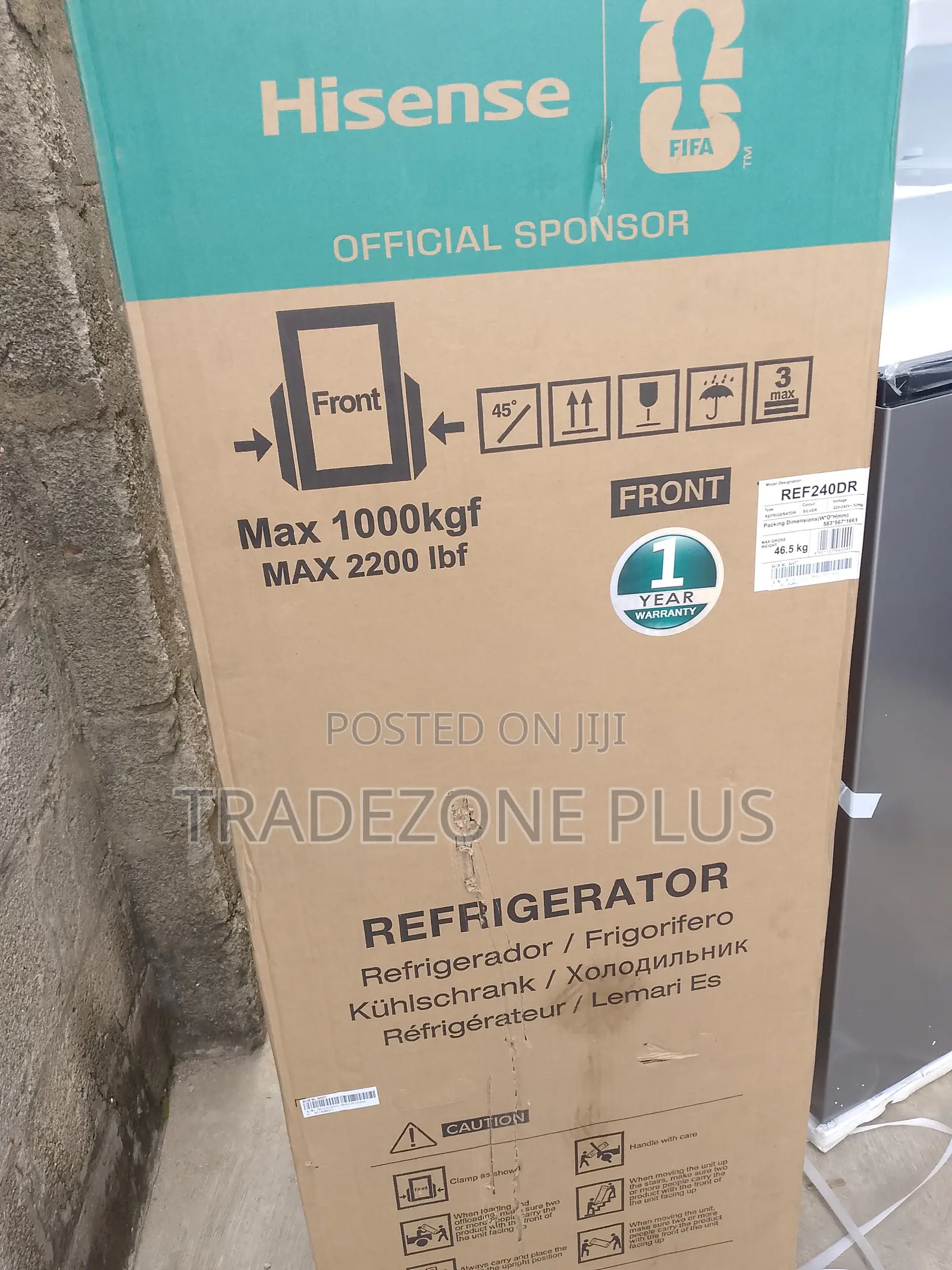 Hisense 240L Fridge – Keep Food Fresh Chilled