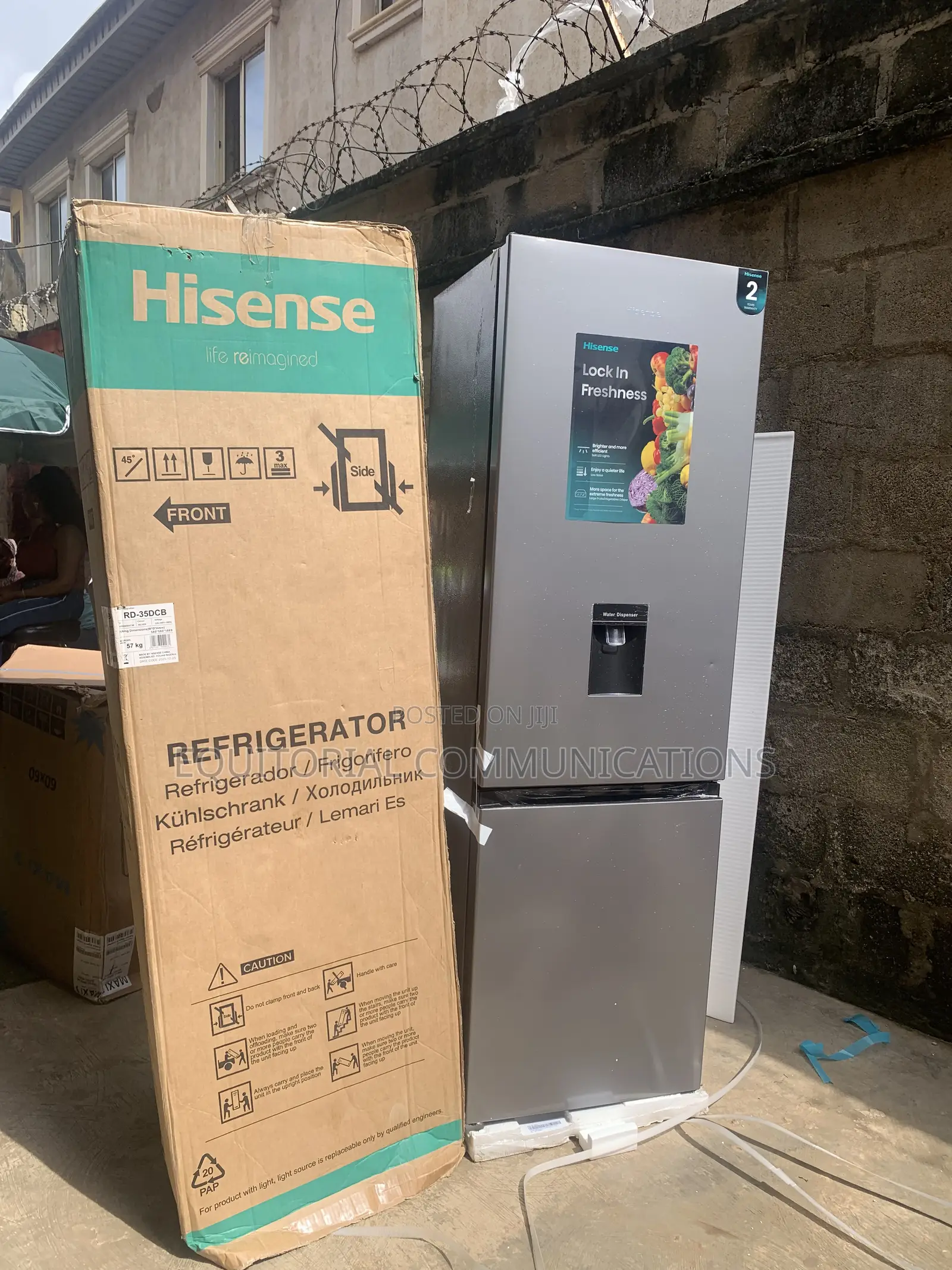 Hisense 264L Double Door Fridge 35DCB – Freshness Made Easy