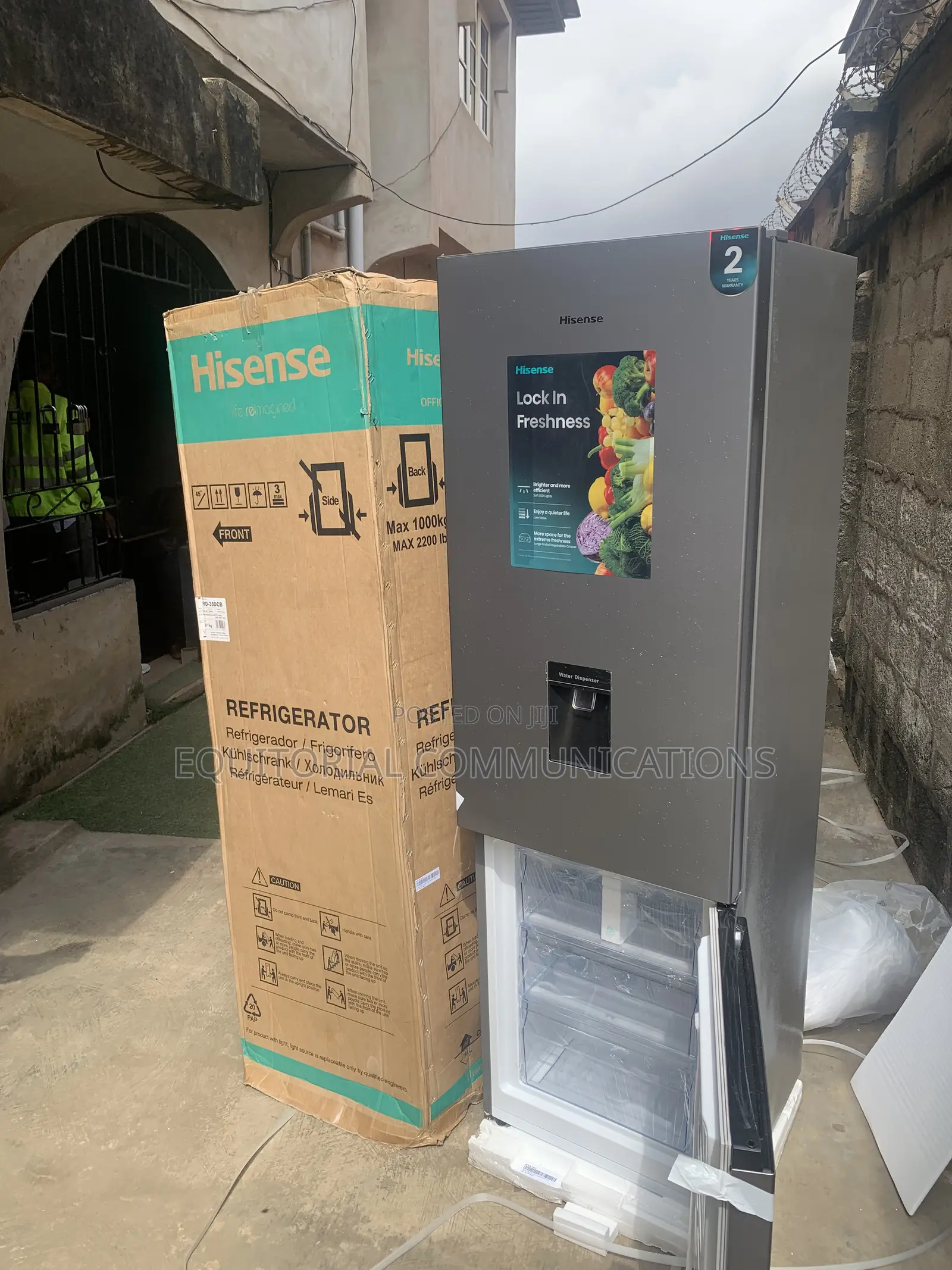 Hisense 264L Double Door Fridge 35DCB – Freshness Made Easy
