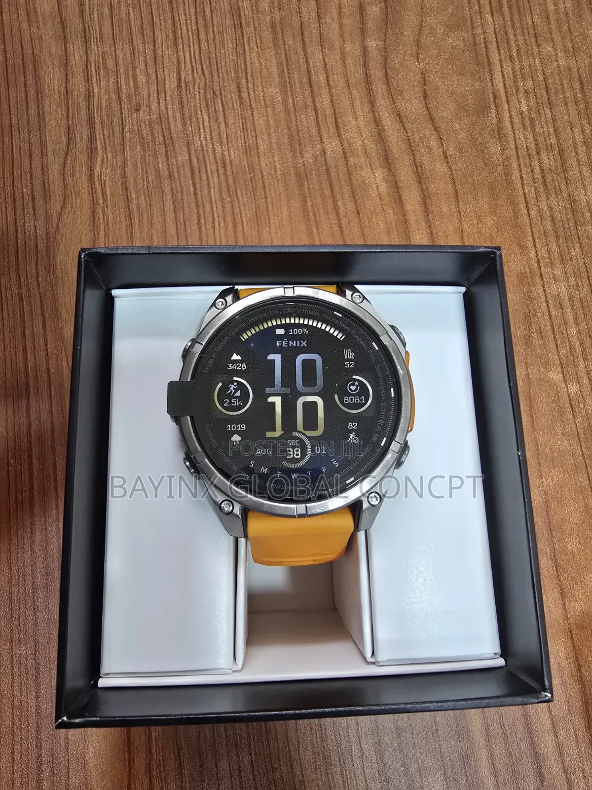Used Garmin Fenix 8 AMOLED 47mm Multisport Sapphire GPS Smartwatch