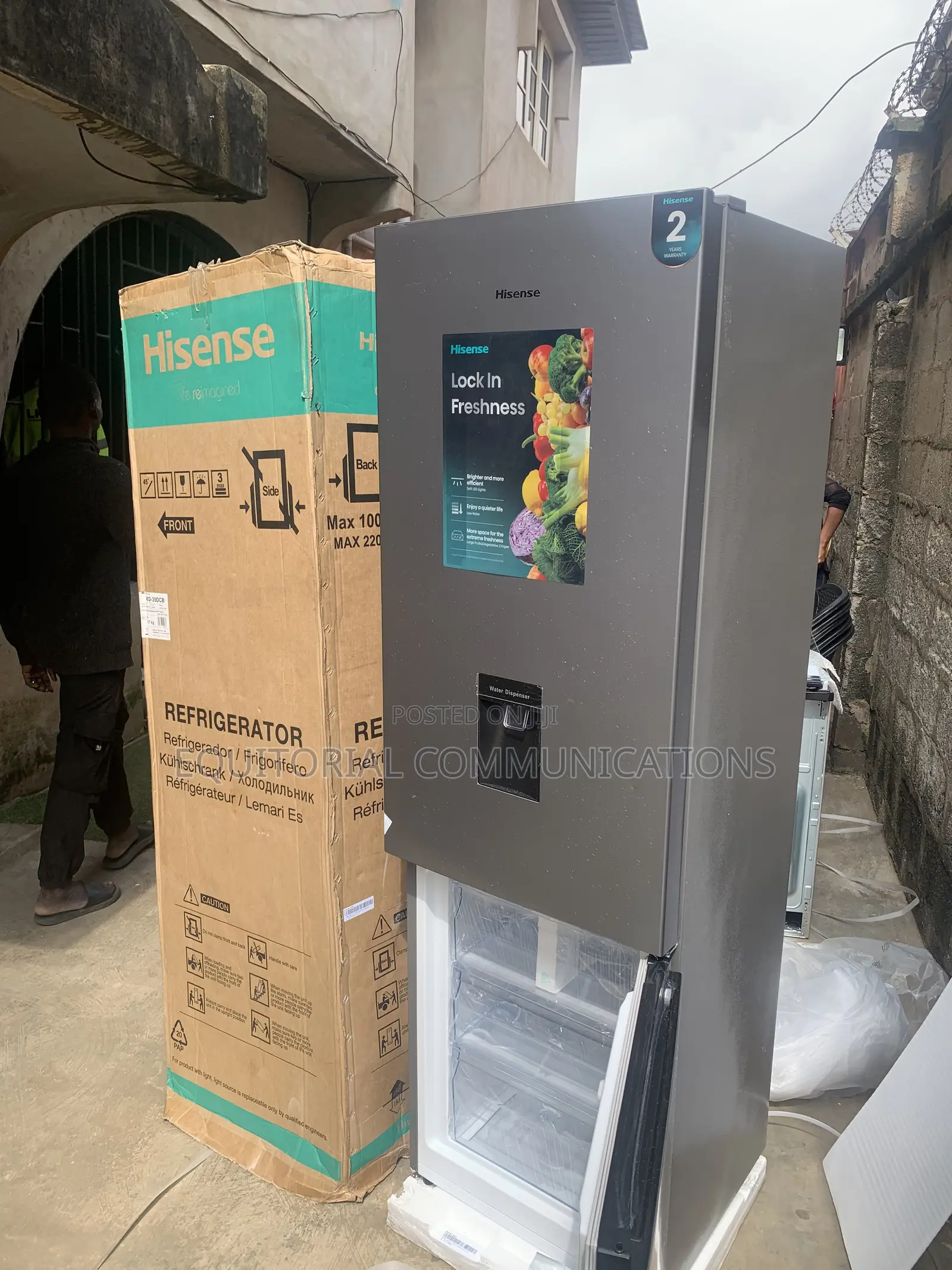 Hisense 35DCB 264L Double Door Fridge – Keep Food Fresh Longer
