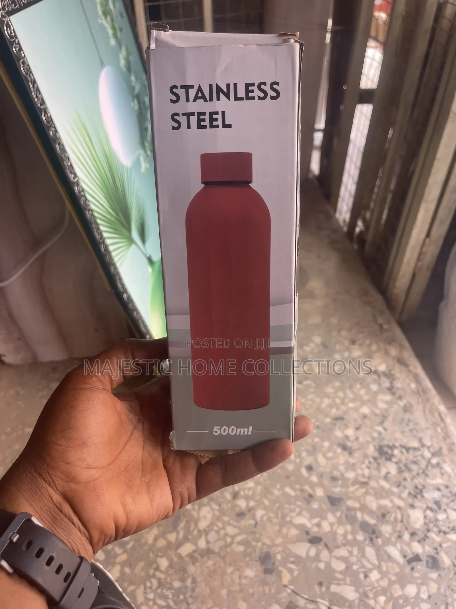500ml Stainless Steel Vacuum Flask – Hot Cold Insulated Water Bottle