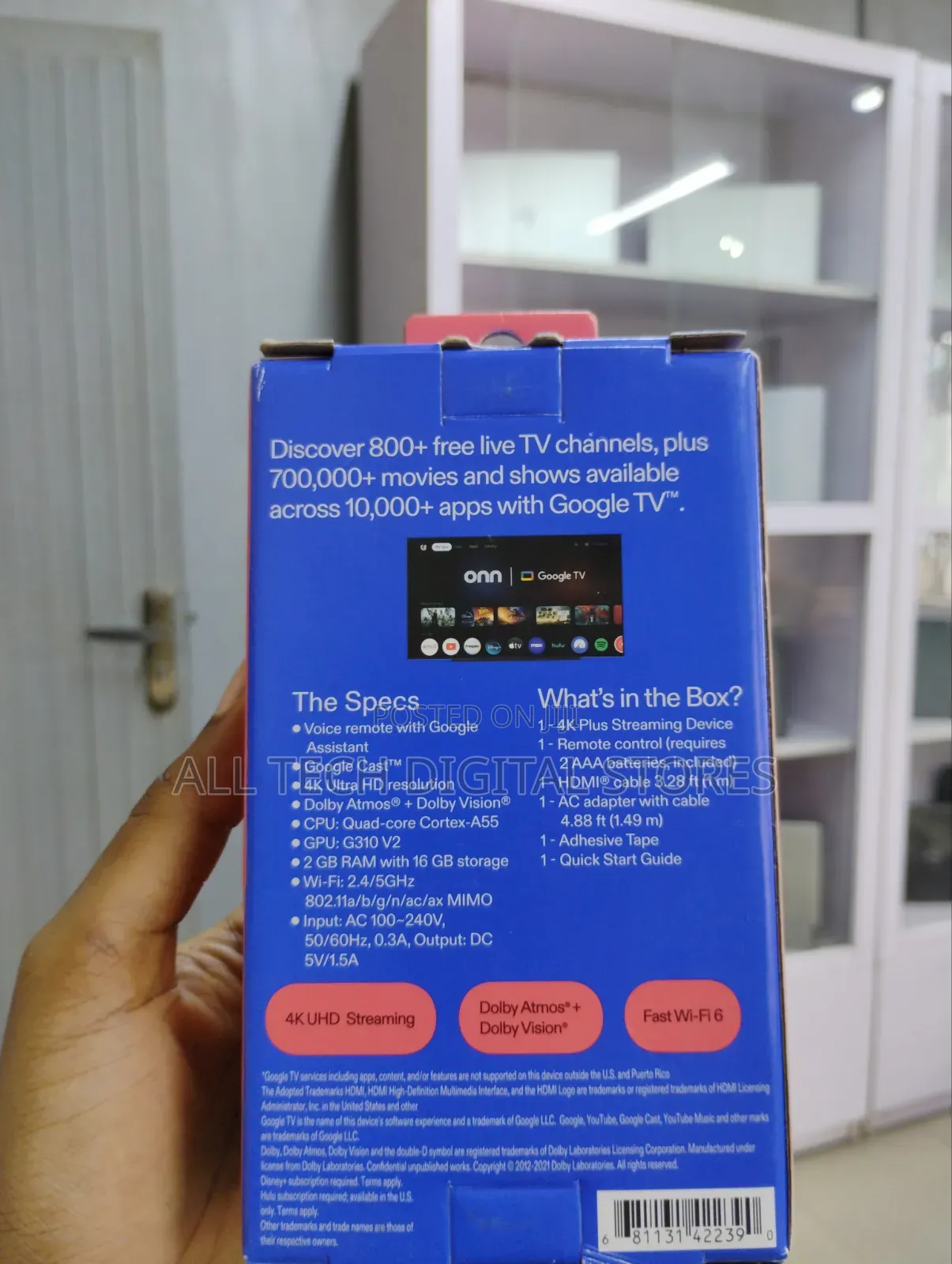 Onn Plus Streaming Device (Without Gemini)