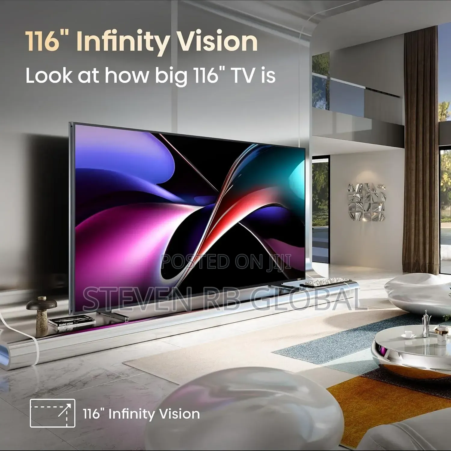 Hisense 116” Uled X RGB-Miniled Smart TV | Tv116ux