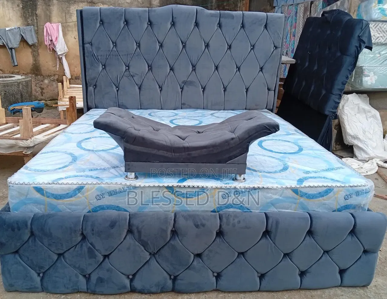 Royal Upholstery Padded Bed Frame (6-6) Bed Frame