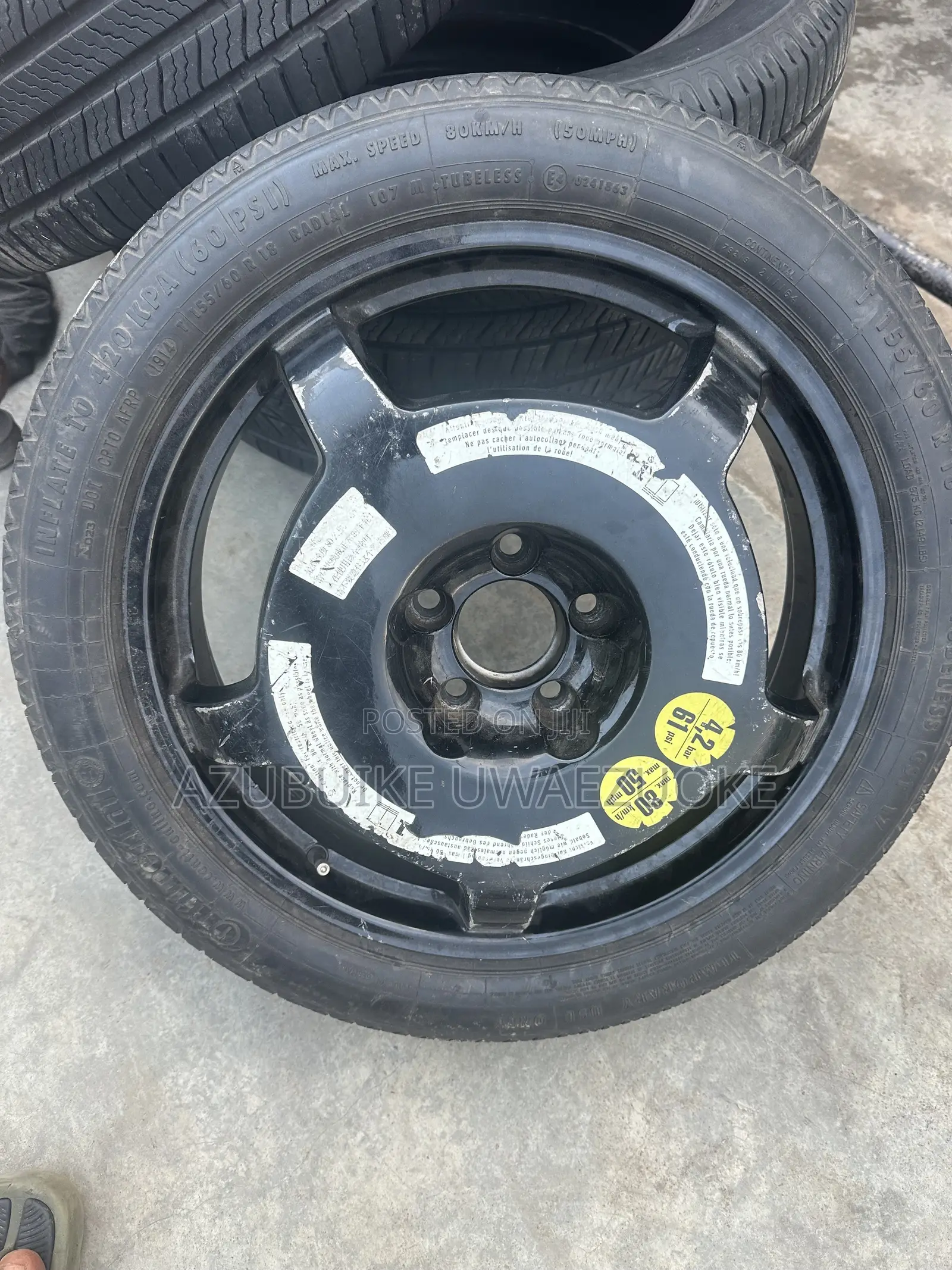 2015-2021 Mercedes-Benz S-Class Coupe/Convertible Spare Tyre