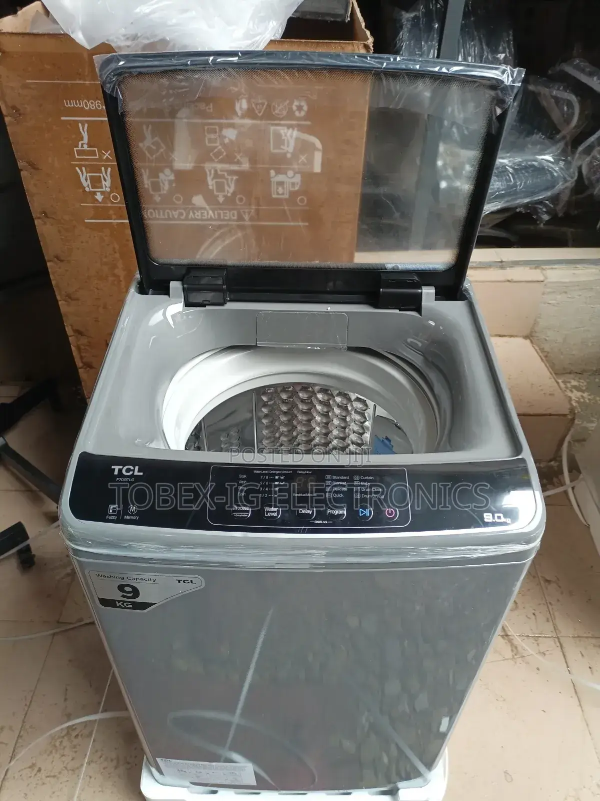 TCL 9KG Top Load Automatic Washing Machine F709TLG