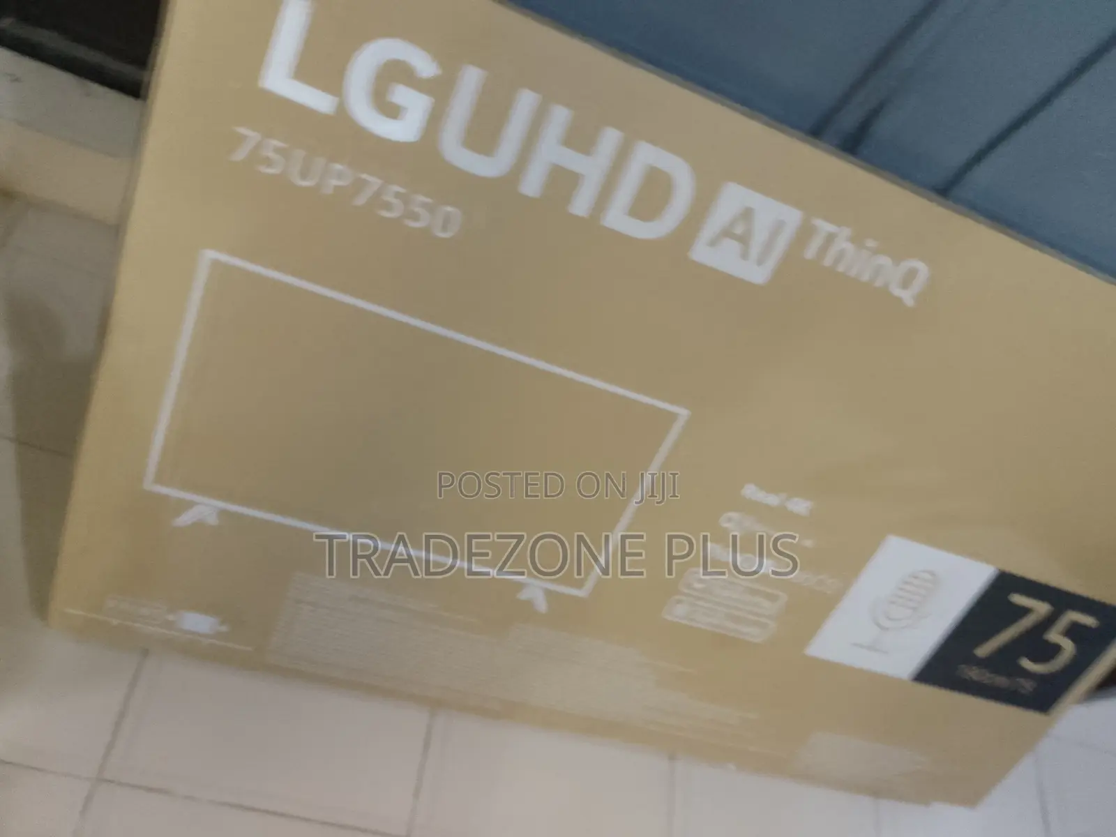 LG Smart TV – 75 Inch UHD Display