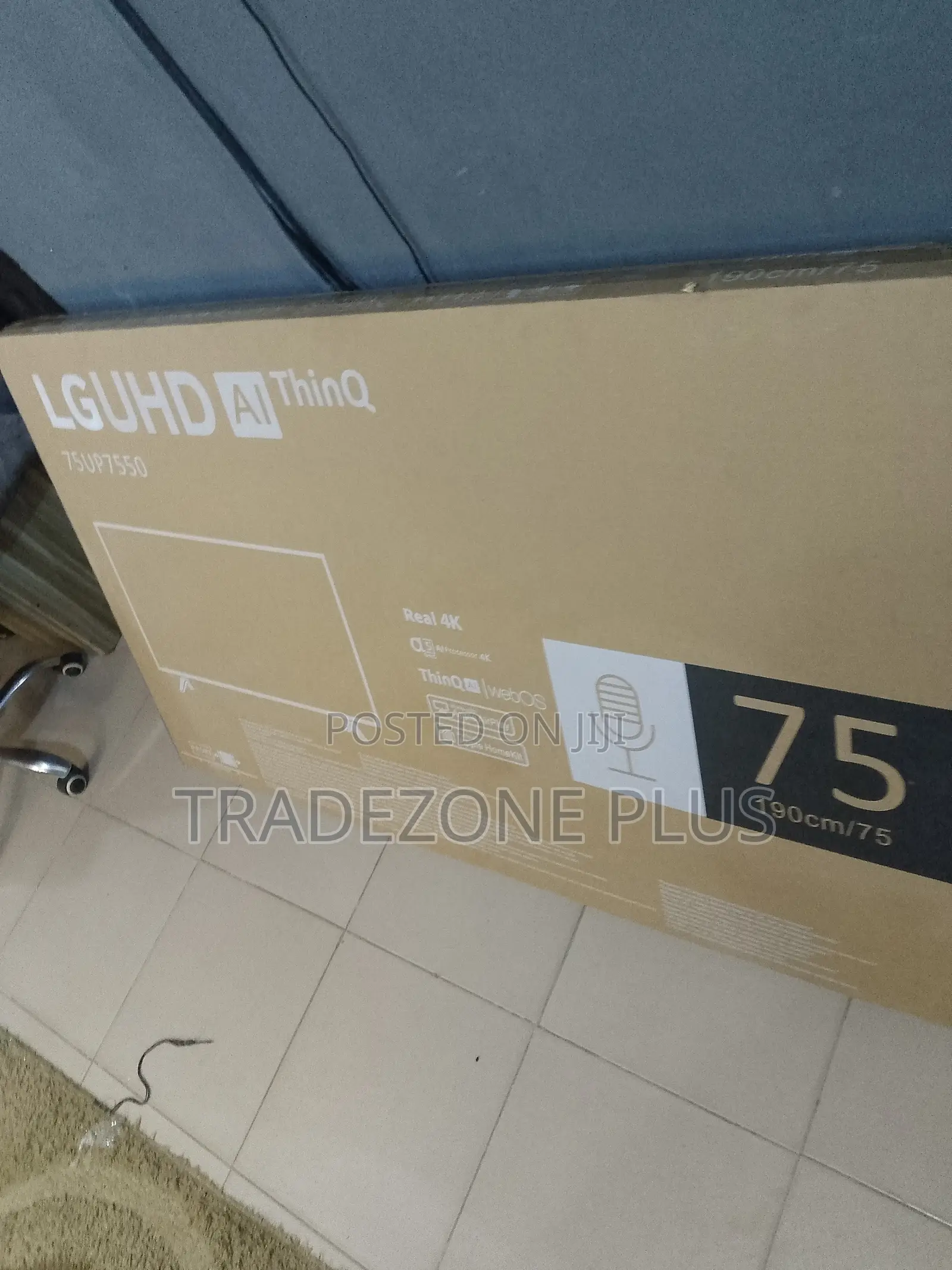 LG 75" UHD Television – Premium Big Screen Experience