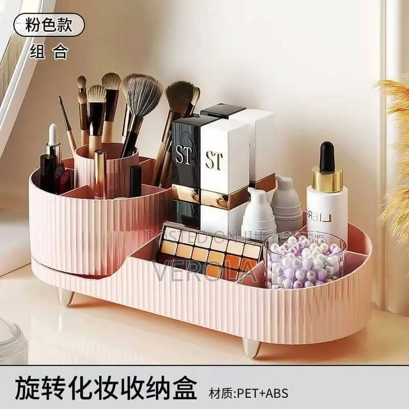 360° Rotating Makeup Skincare Organizer Storage Box