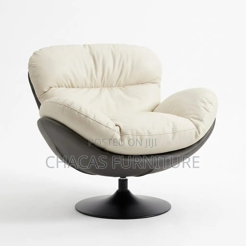 Luxury Swivel Accent Chairs – Bouclé, Leather Plush Comfort