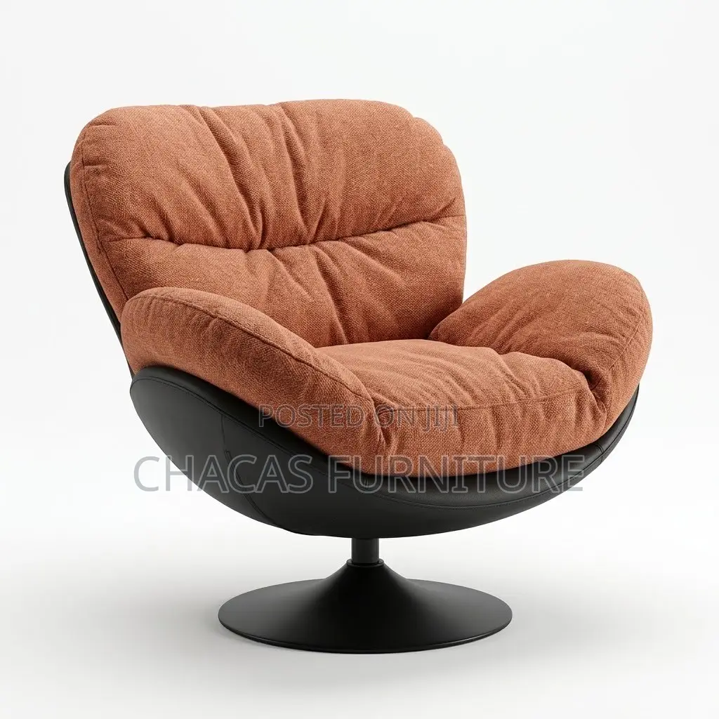 Luxury Swivel Accent Chairs – Bouclé, Leather Plush Comfort