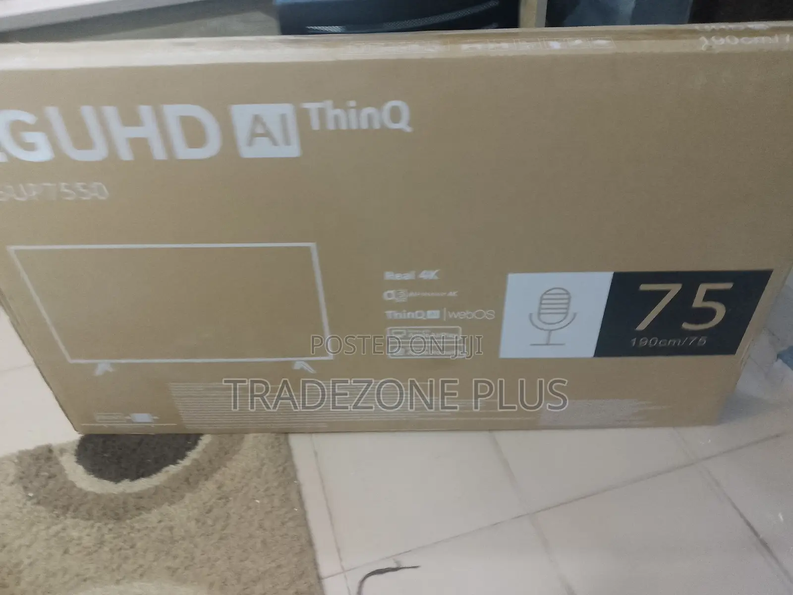 LG 75" UHD TV – Ideal for Home Entertainment