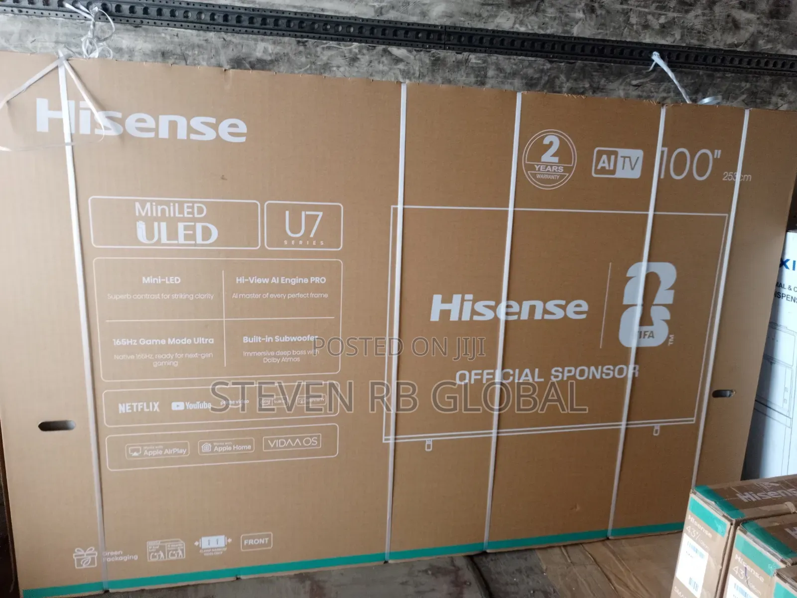Hisense 100” Uled U7q Smart Mini-Led TV | 100u7q
