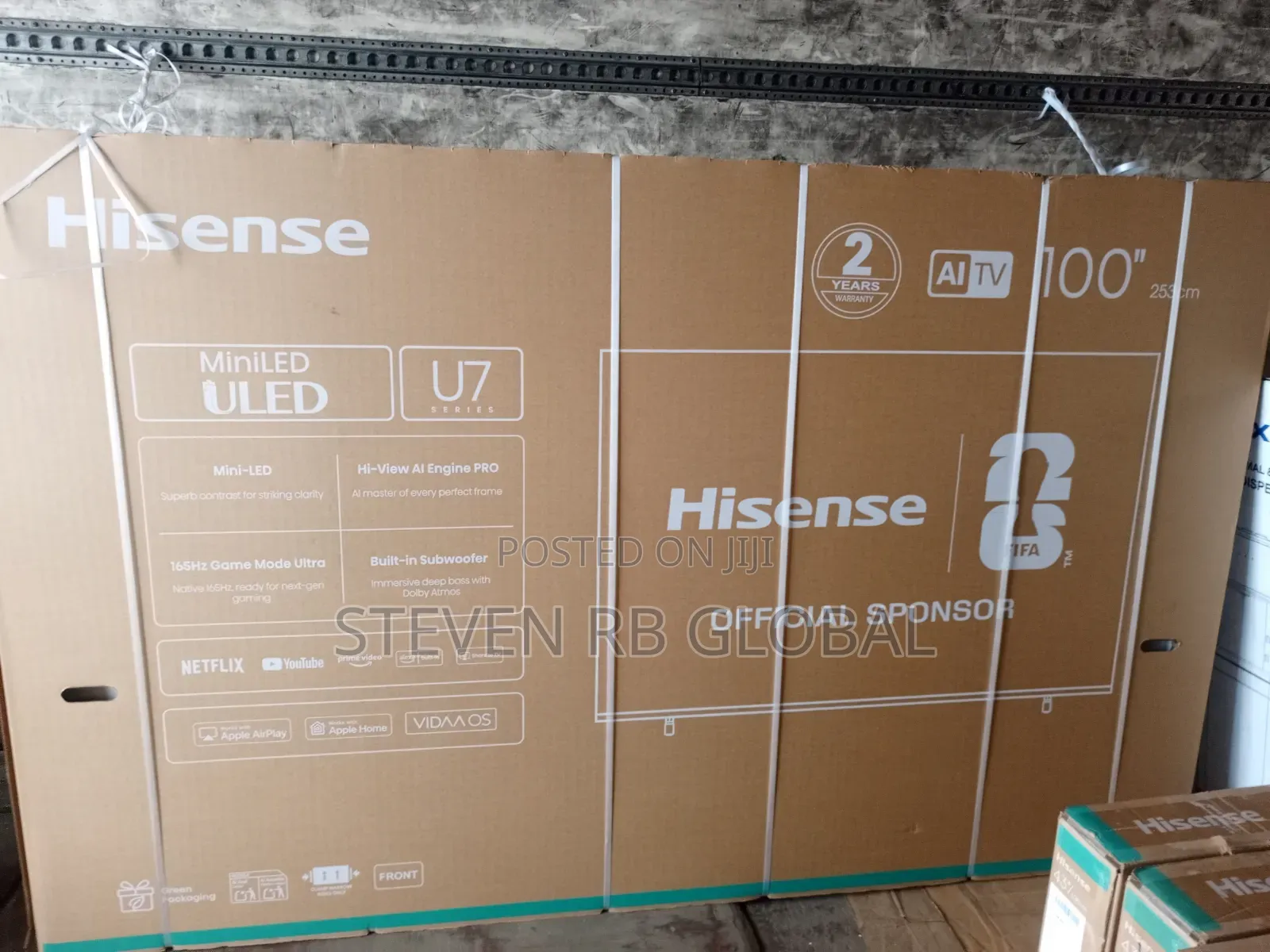 Hisense 100” Uled U7q Smart Mini-Led TV | 100u7q