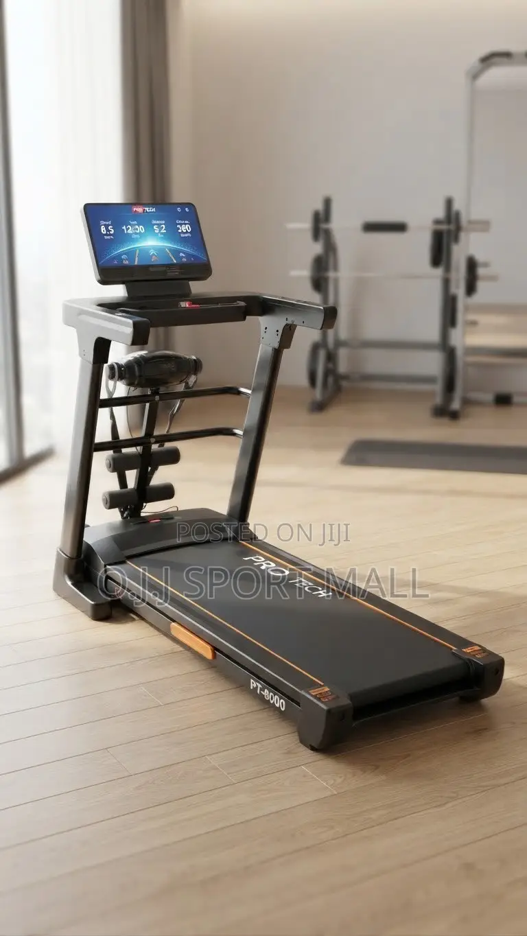 4hp Pro Tech Heavy Duty Home Treadmill With Massager - Brand New