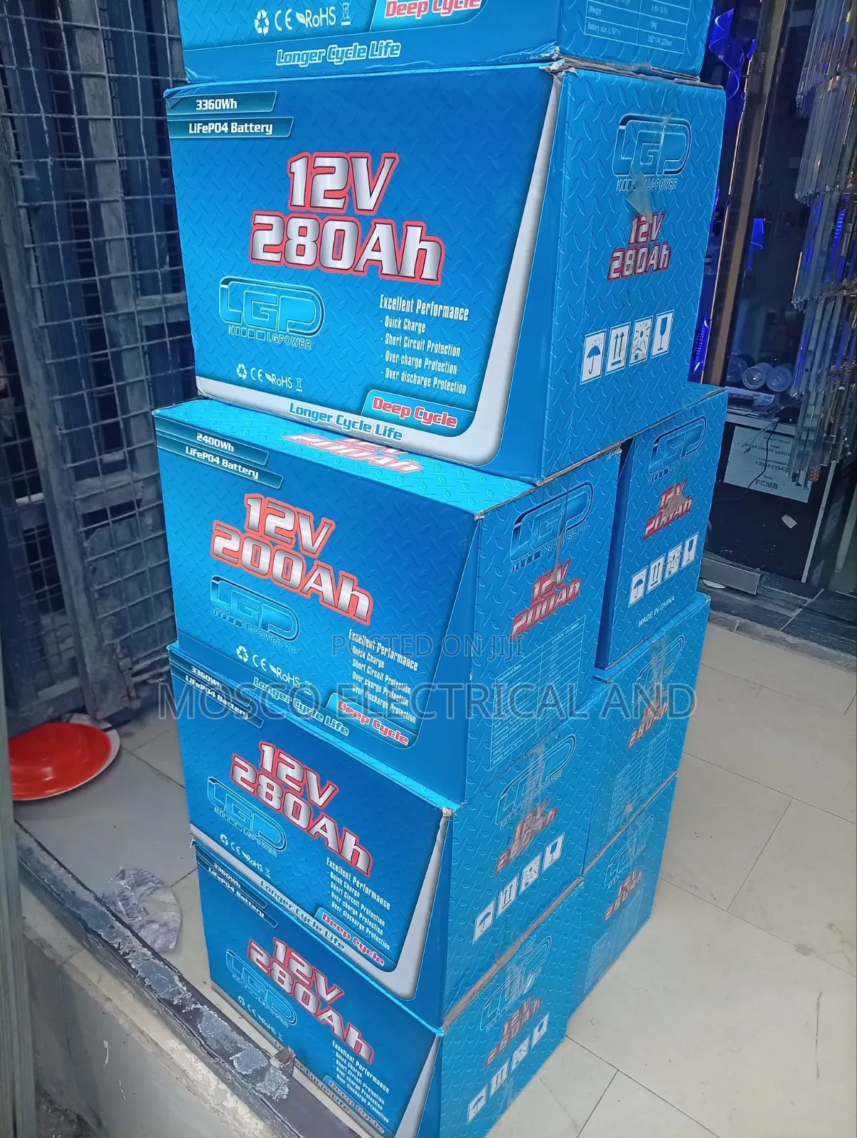 Quality 200ah /12volts CGP Deep Cycle Solar Batteries
