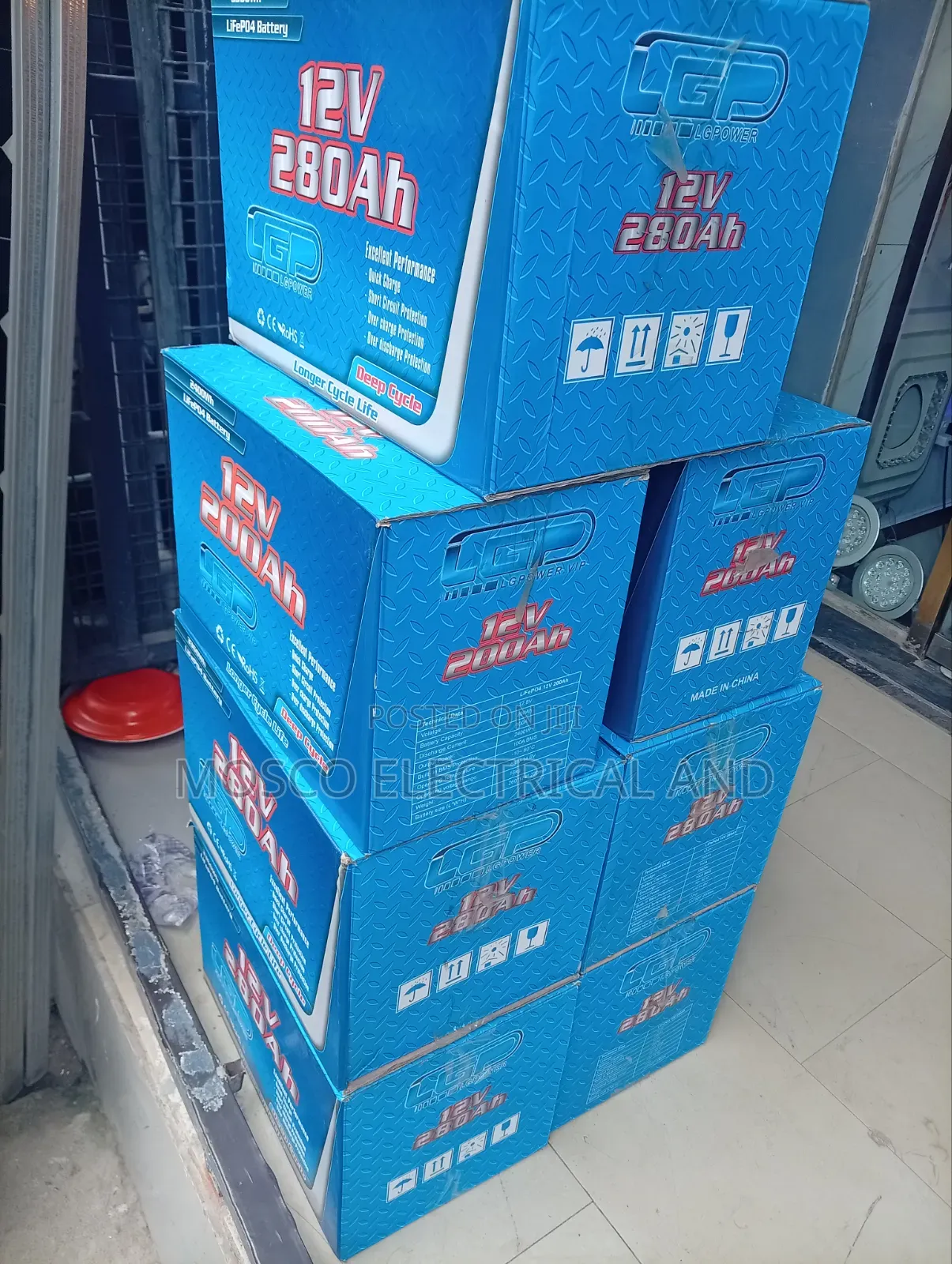 Quality 200ah /12volts CGP Deep Cycle Solar Batteries