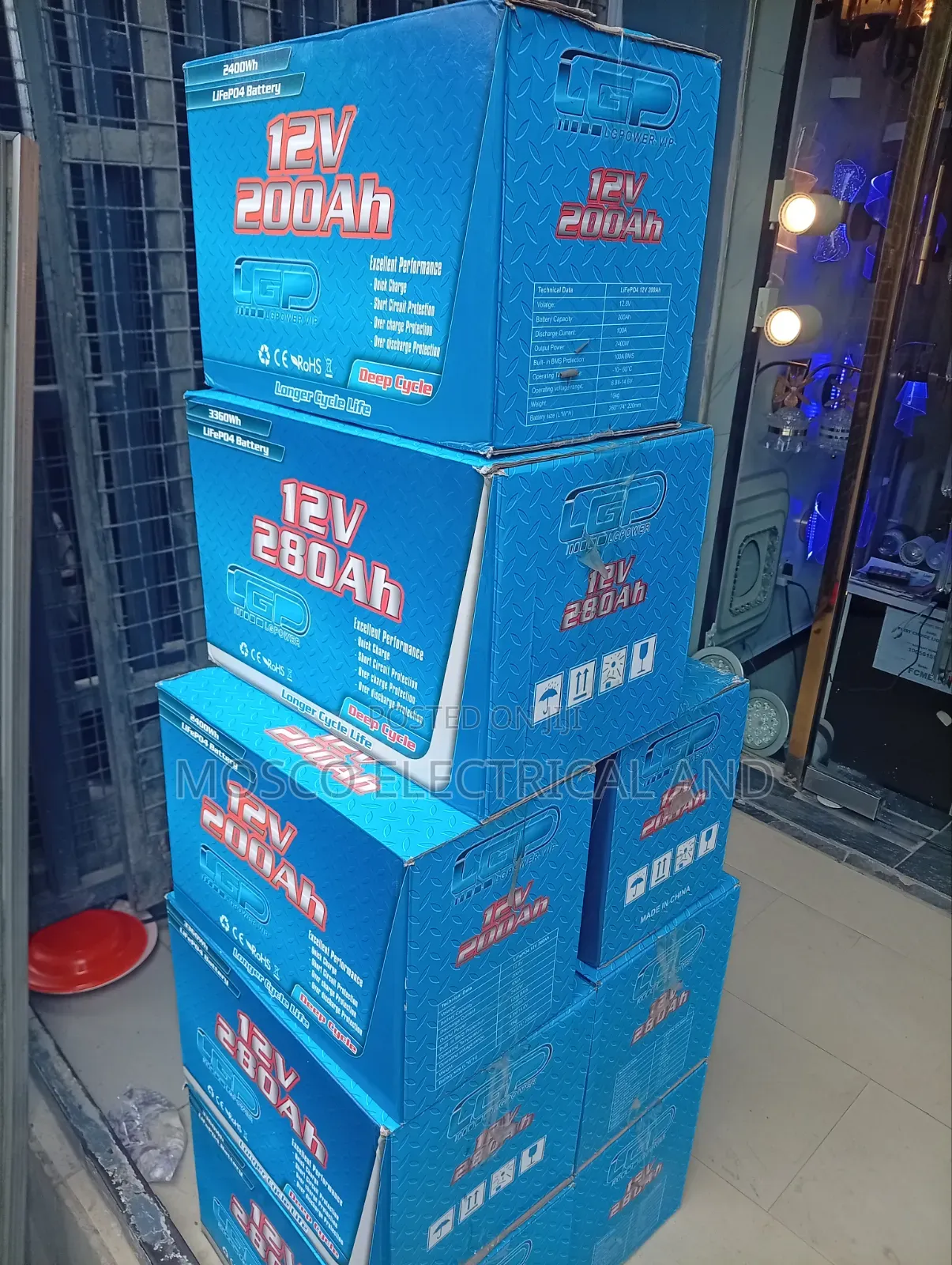 Quality 200ah /12volts CGP Deep Cycle Solar Batteries