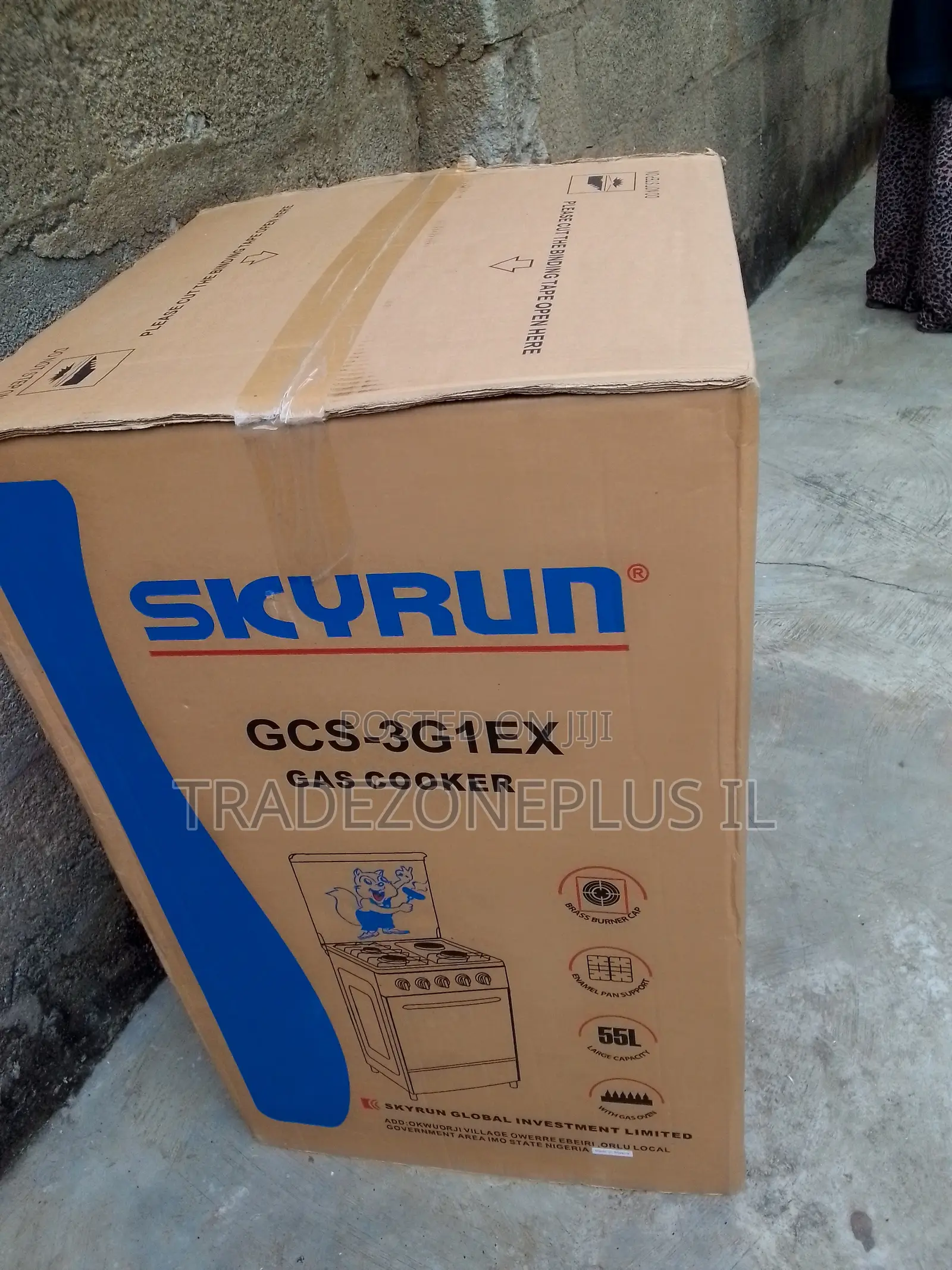 Skyrun Gas Cooker Available Now