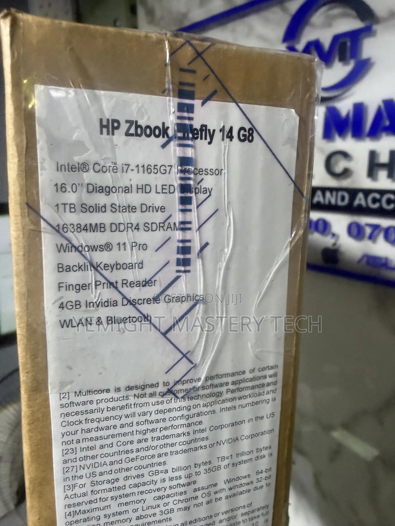 New Laptop HP ZBook Firefly G8 16GB Intel Core i7 SSD 1T
