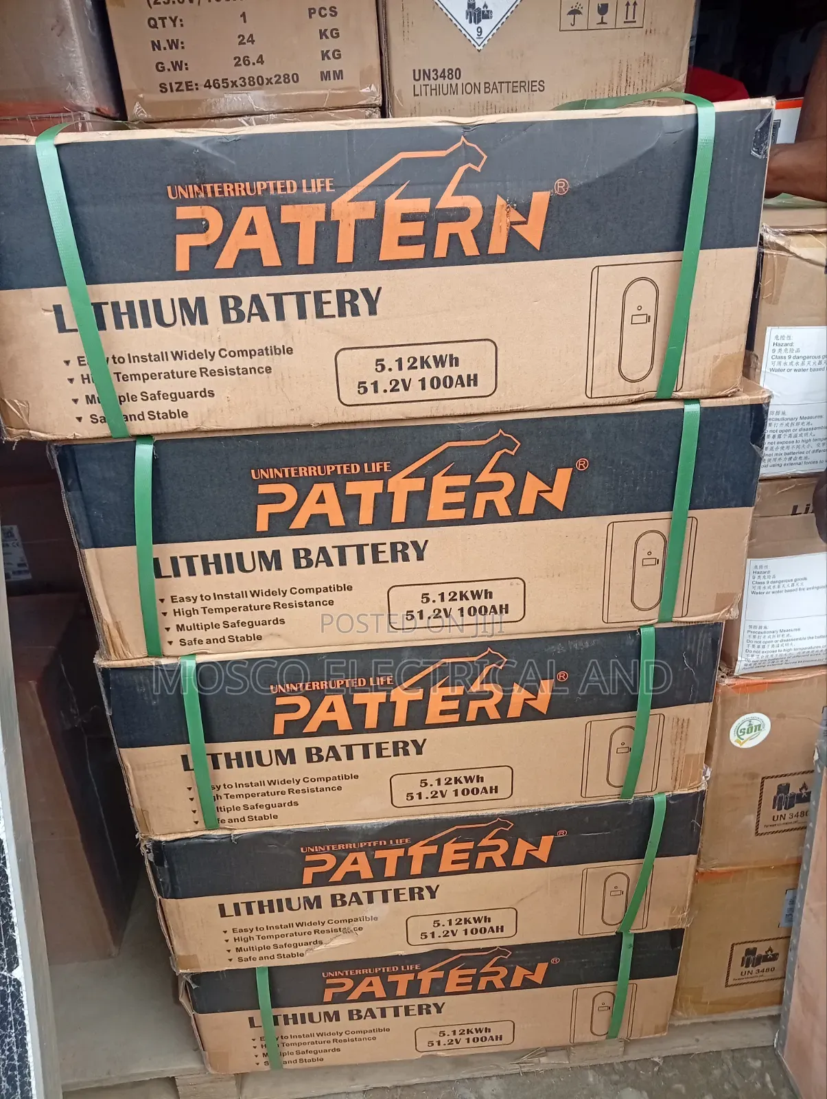 Quality 5kwh/51.2volts Pattern Lithium Ion Battery