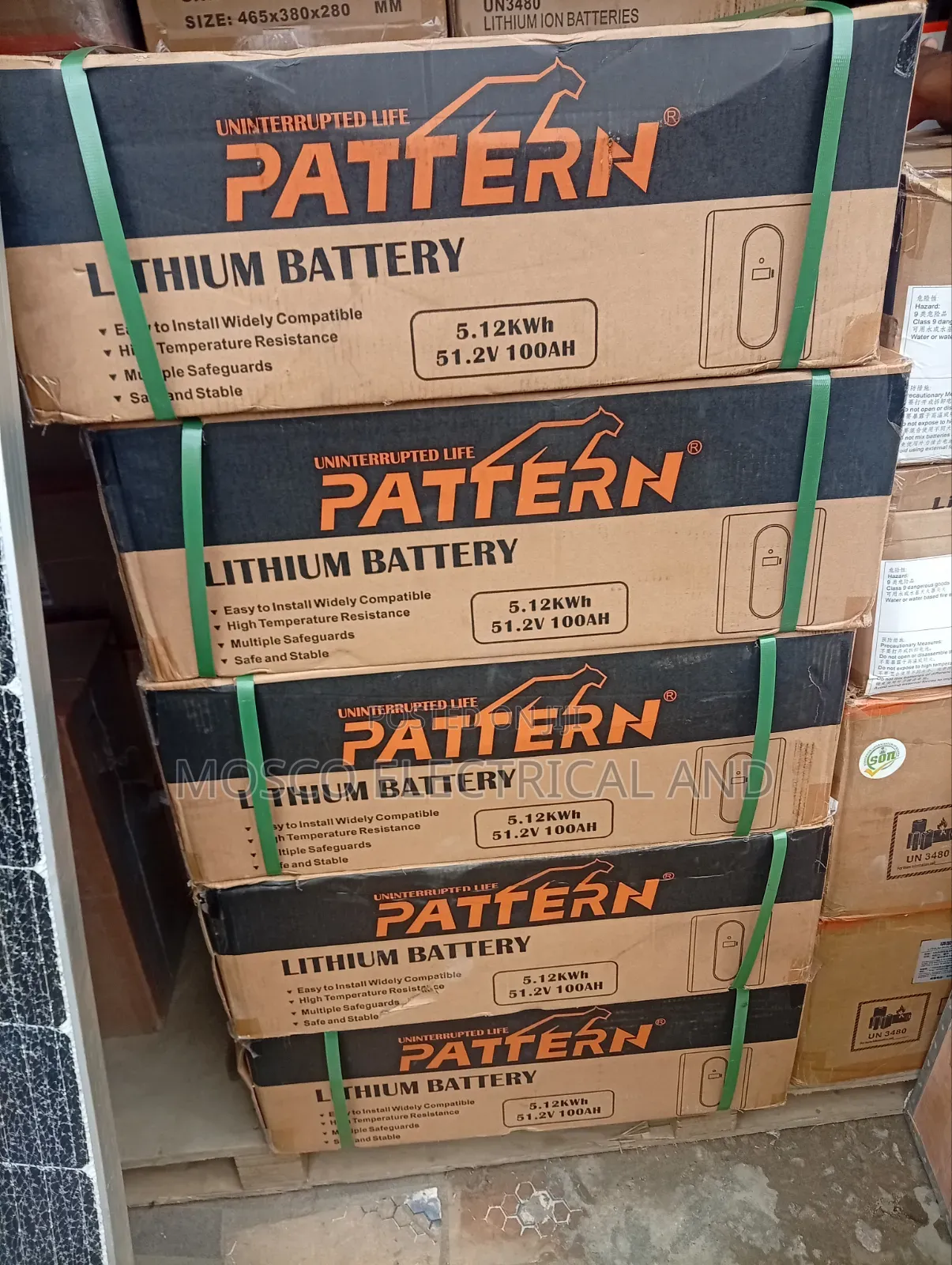Quality 5kwh/51.2volts Pattern Lithium Ion Battery