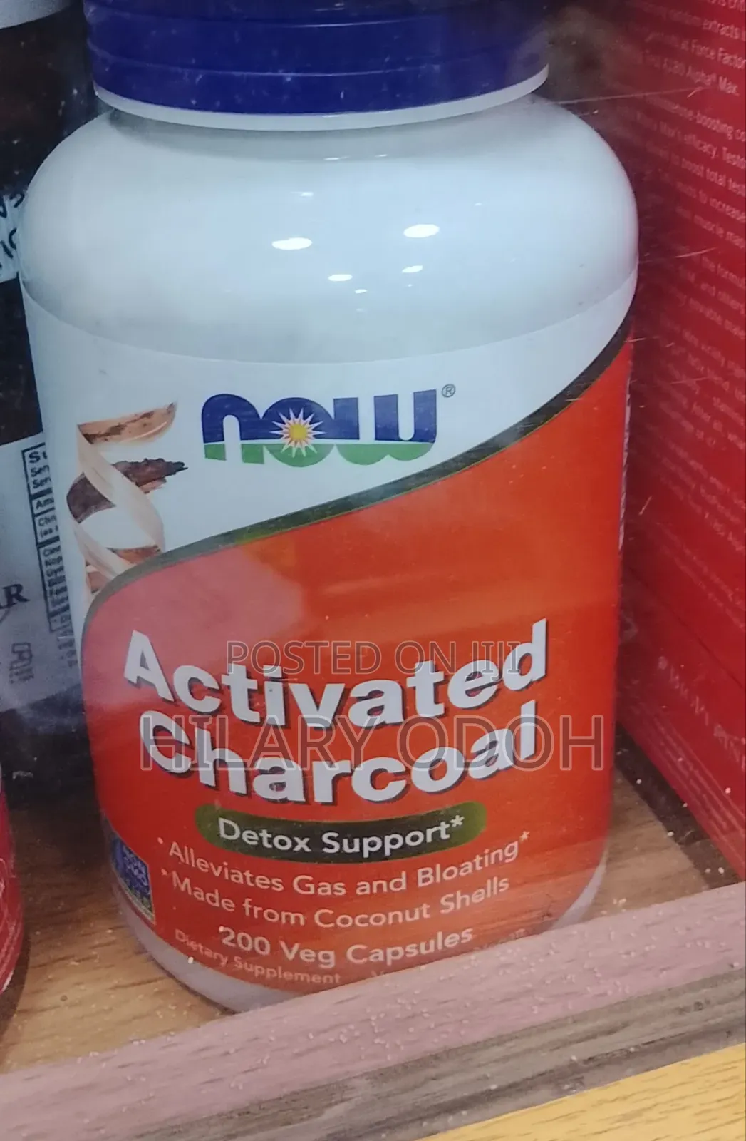 Activated Charcoal Veg Capsules