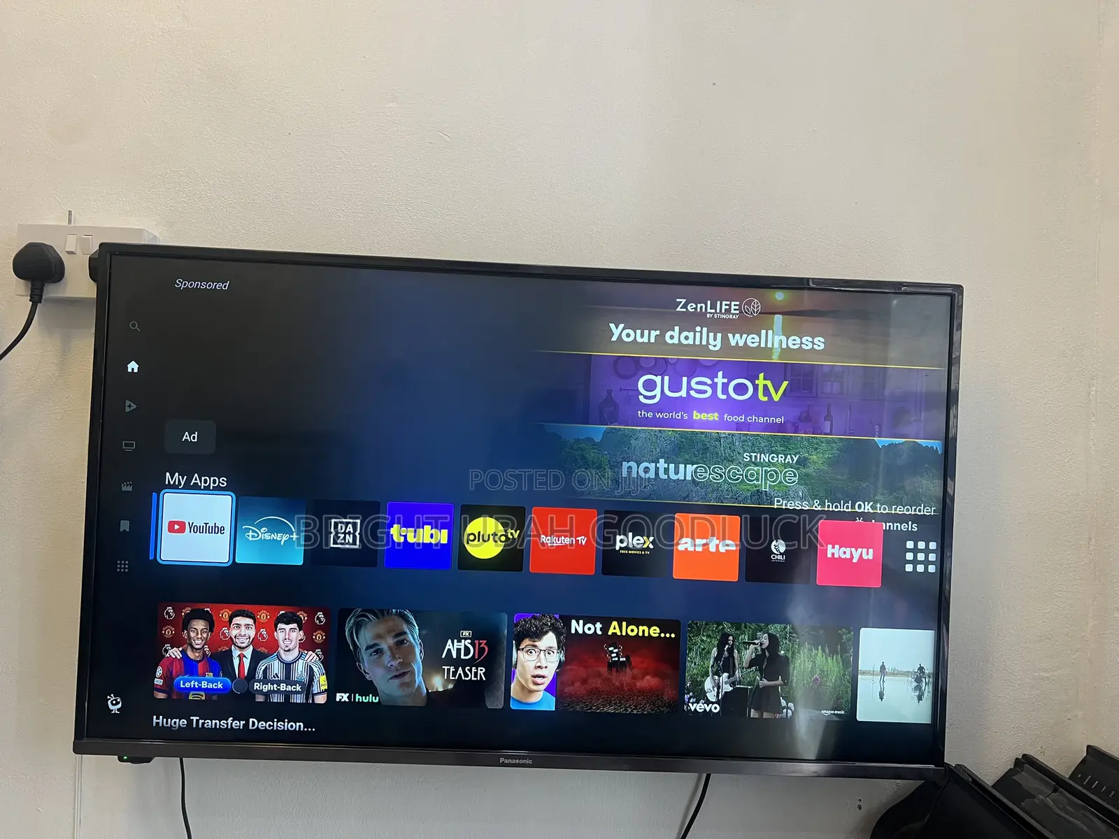 Panasonic 43 Inches Full Smart Ultra TV With Free Netflix Acct YouT