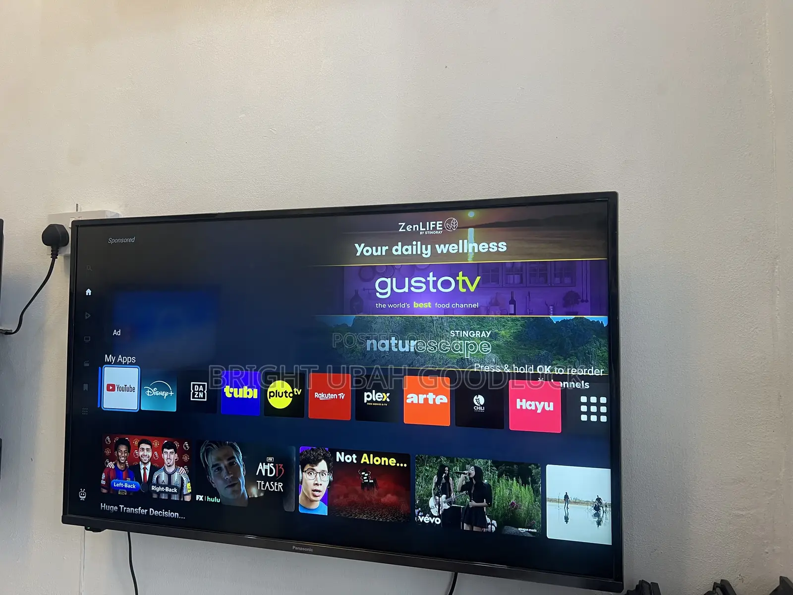 Panasonic 43 Inches Full Smart Ultra TV With Free Netflix Acct YouT