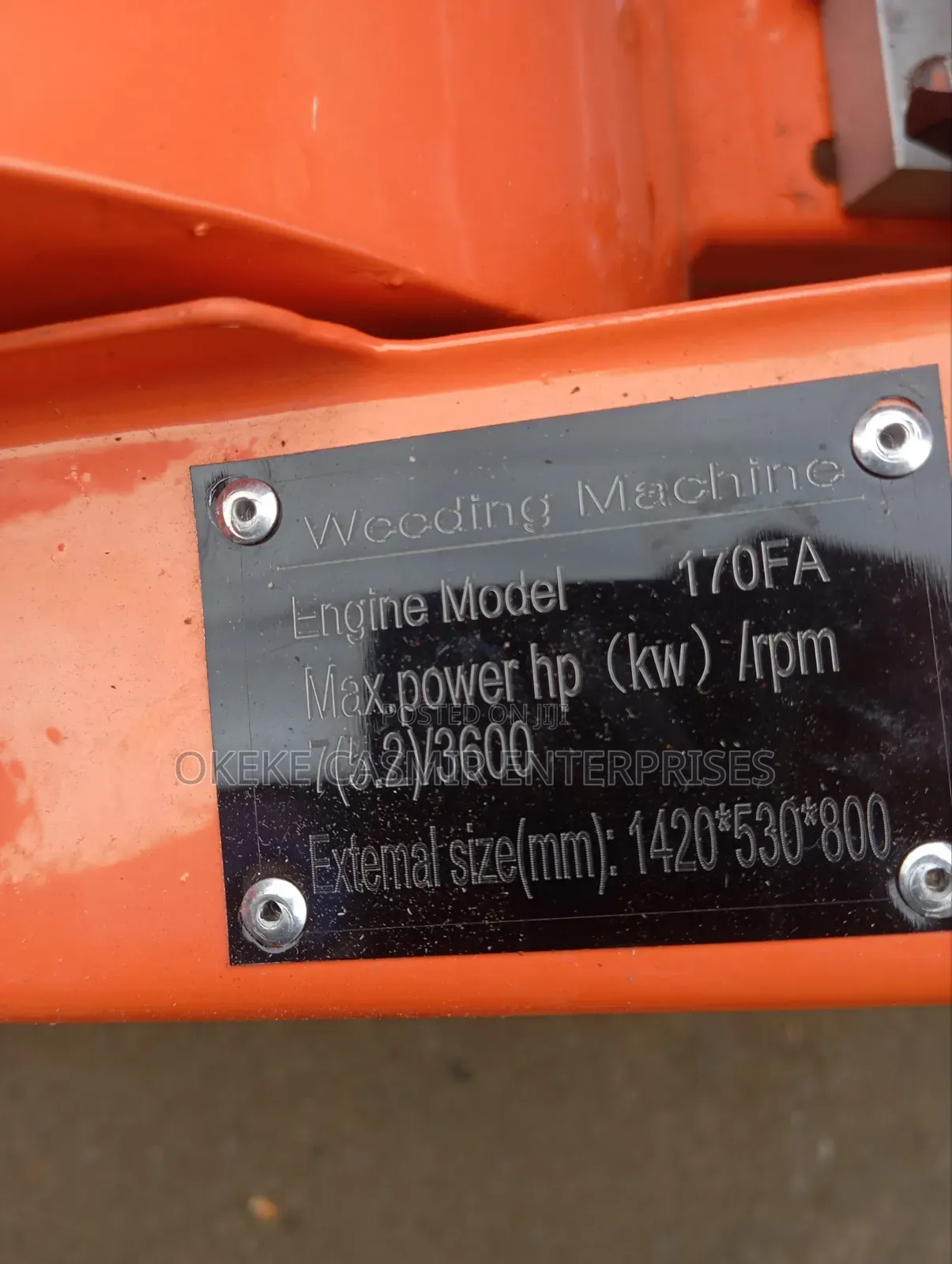Weeder Machine