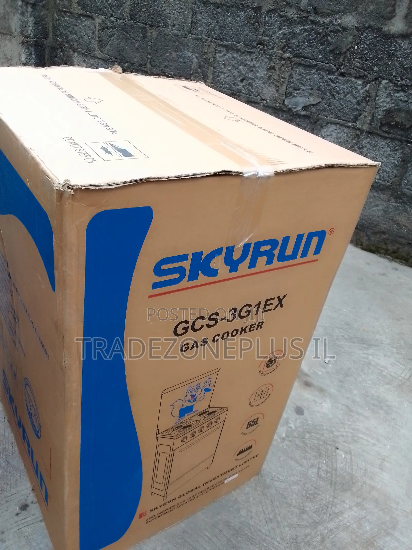 Skyrun Gas Cooker New Stock